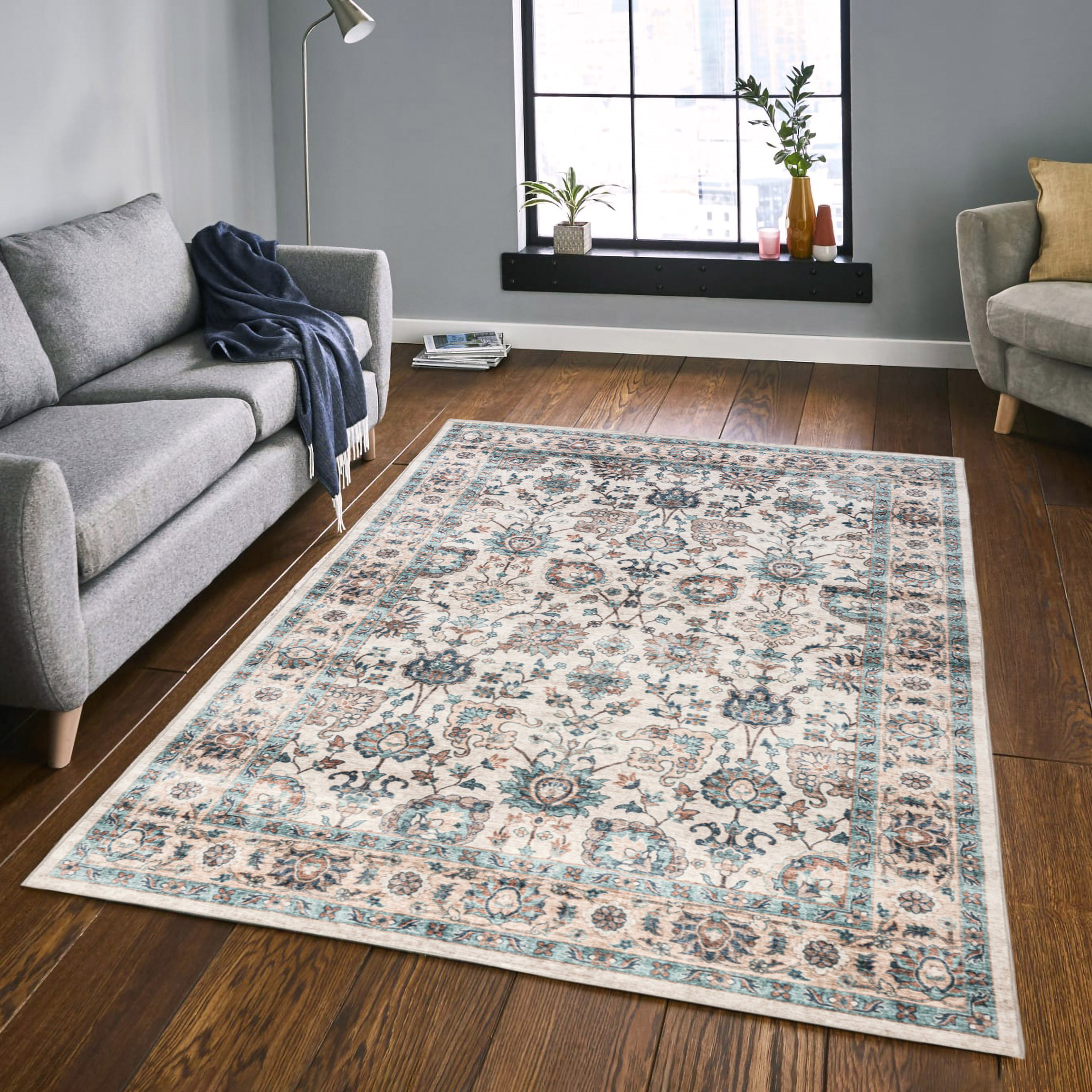 Viana Loomie Willowmoor Washable Indoor Area Rug