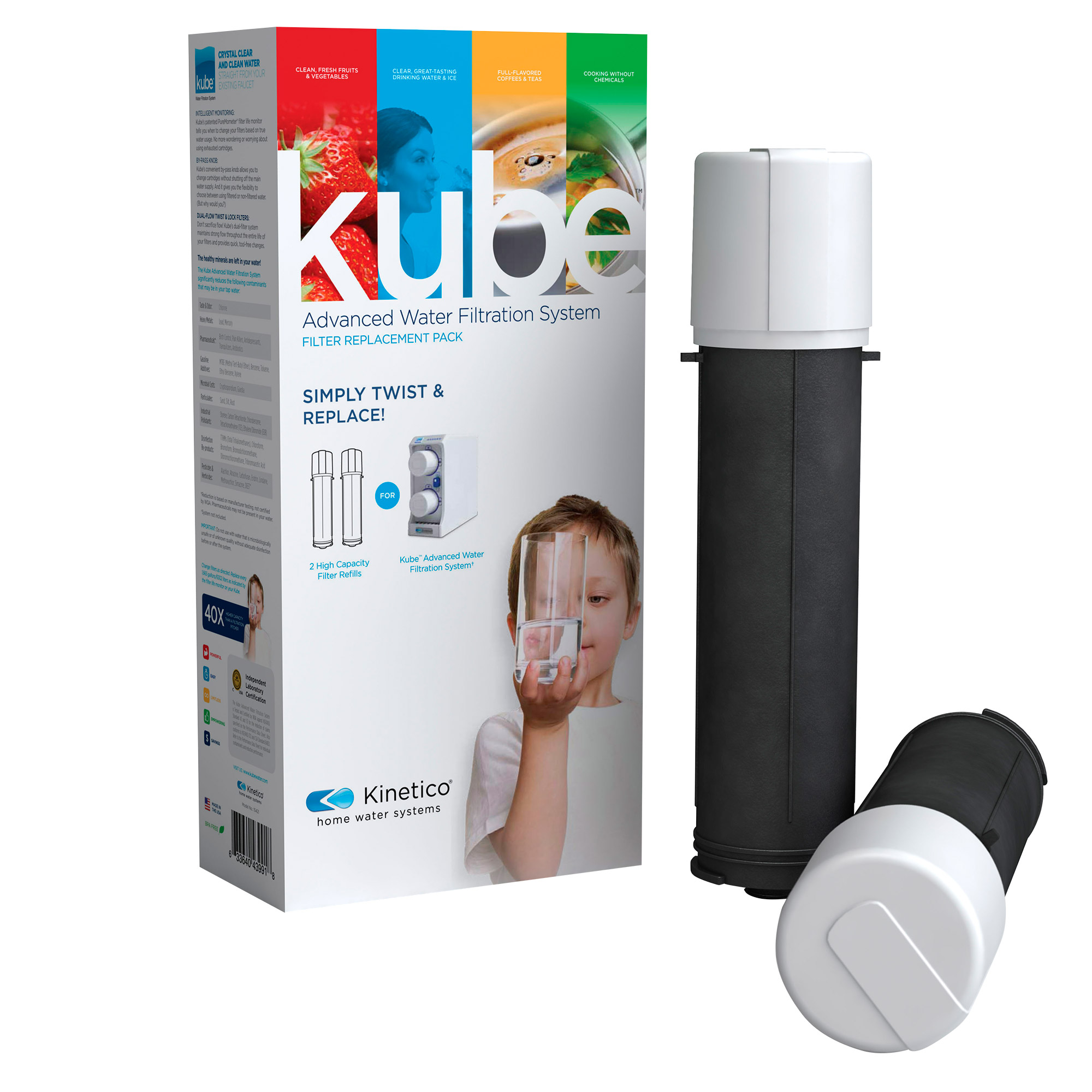 Kube Replacement Filter Pack