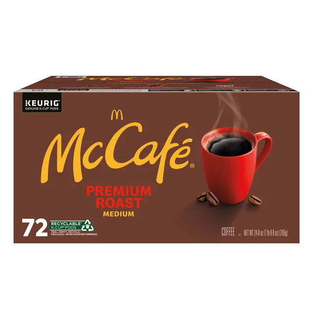 McCafe Premium Roast Coffee K-Cup Pod, 72-count