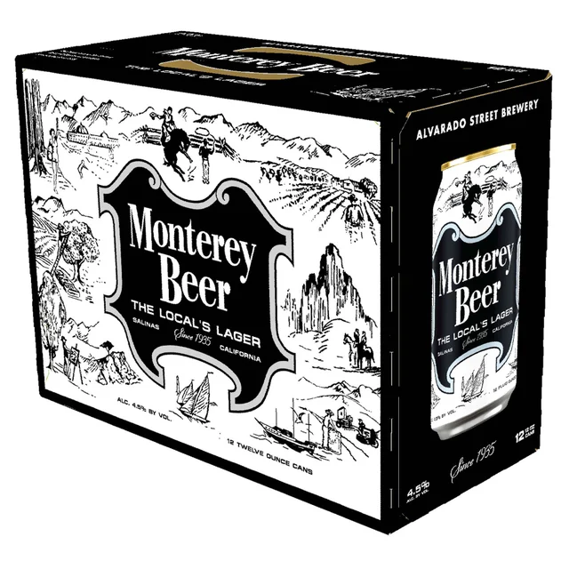 ALVARADO STREET MONTEREY BEER LAGER MONTEREY,CA 12/12OZ