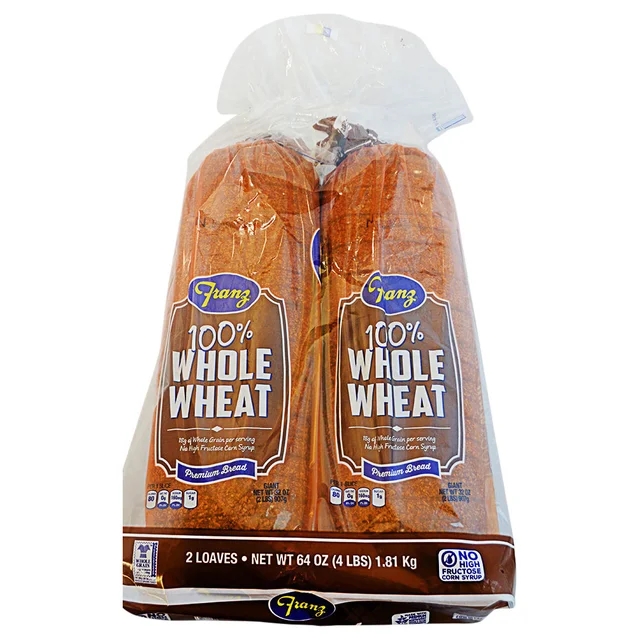 Franz Bread, Whole Wheat, 32 oz, 2-count