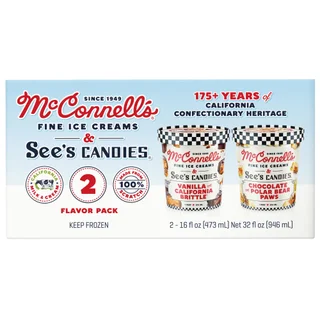 MCCONNELL'S SEE'S CANDY VARIETY 2 PACK 32 OUNCES