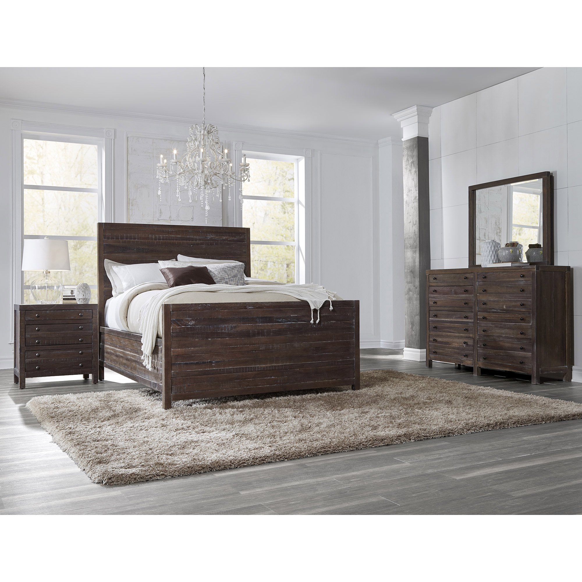 Torsten King Bedroom Collection in Brown