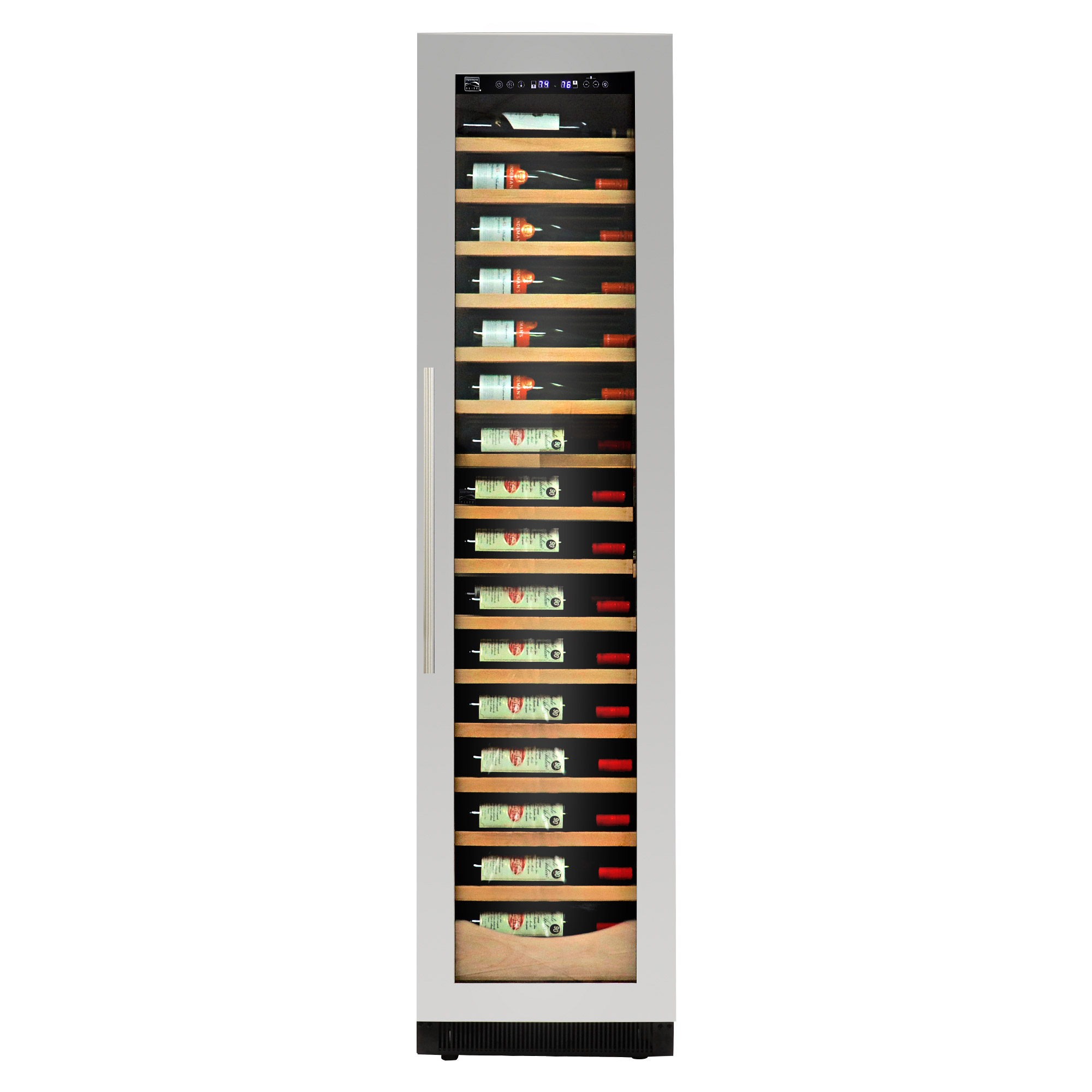 Kenmore Elite 18 in. 112 Bottle Built-In or Freestanding Single Zone Wine Cellar