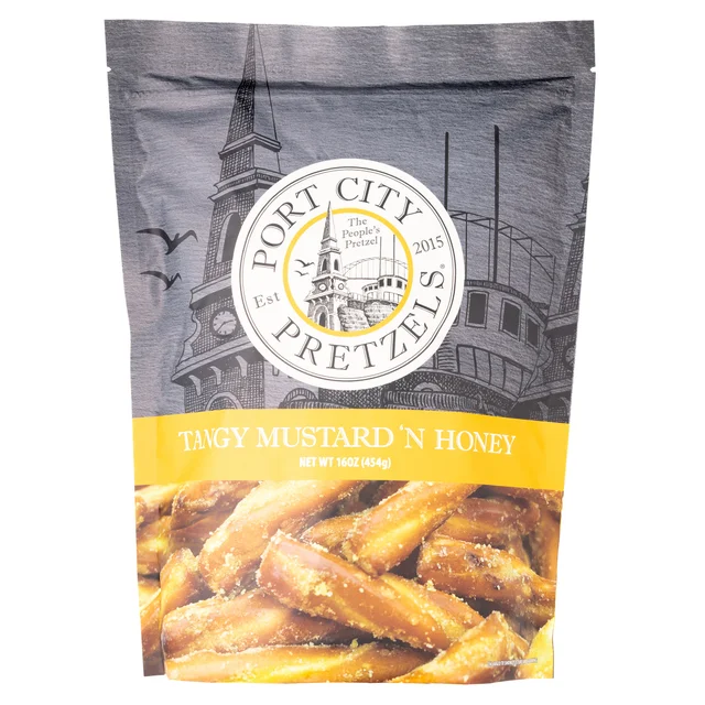 PORT CITY PRETZELS MUSTARD & HONEY 16OZ (1LB)