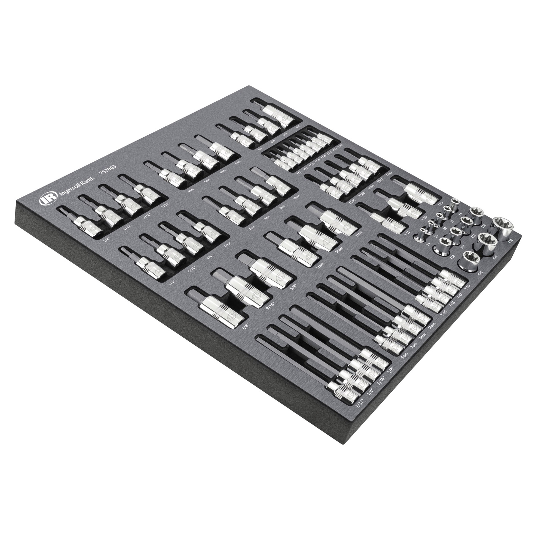 Ingersoll Rand 66 Piece Master Hex, Torx, and Specialty Bit Socket
