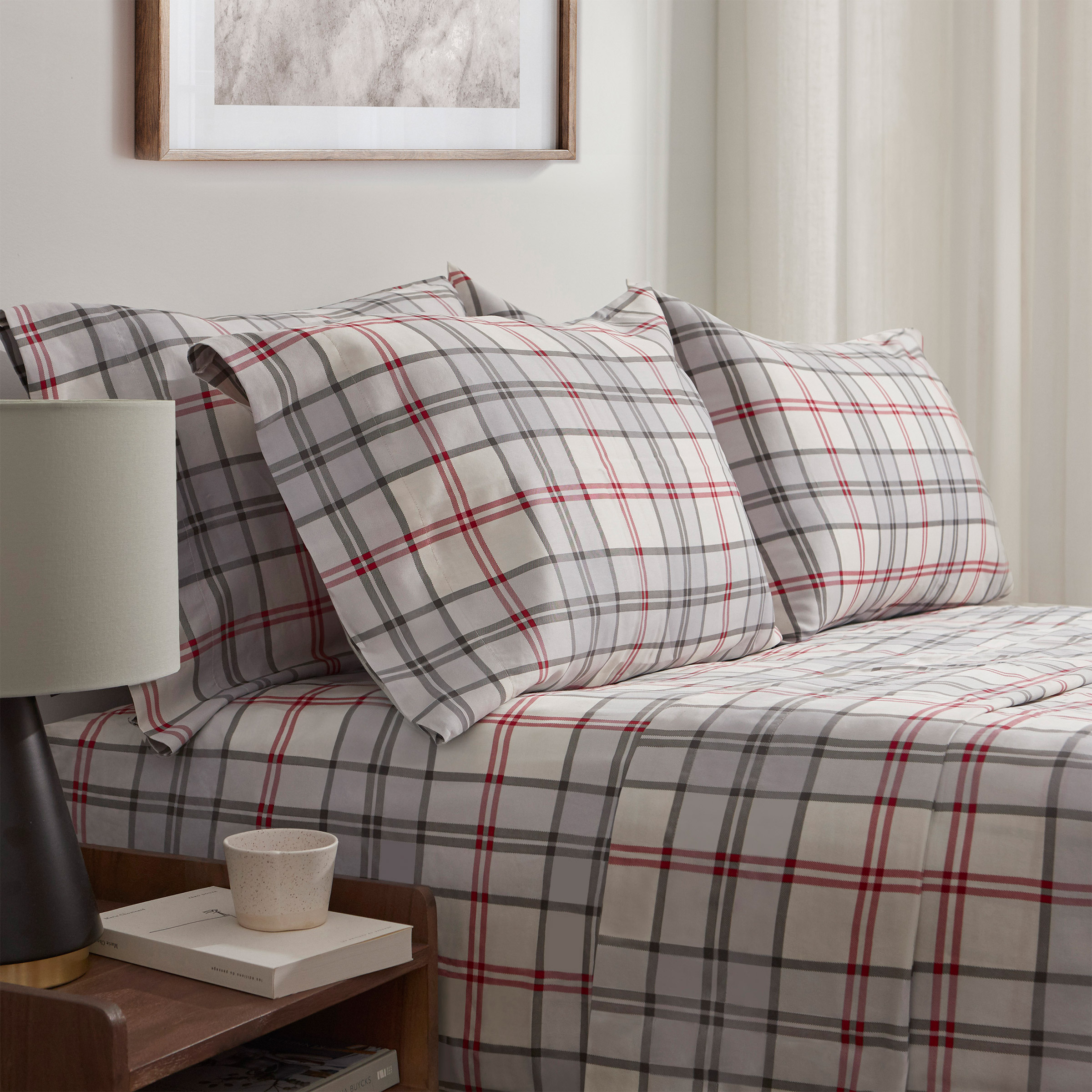 Ensemble de draps en finette de coton