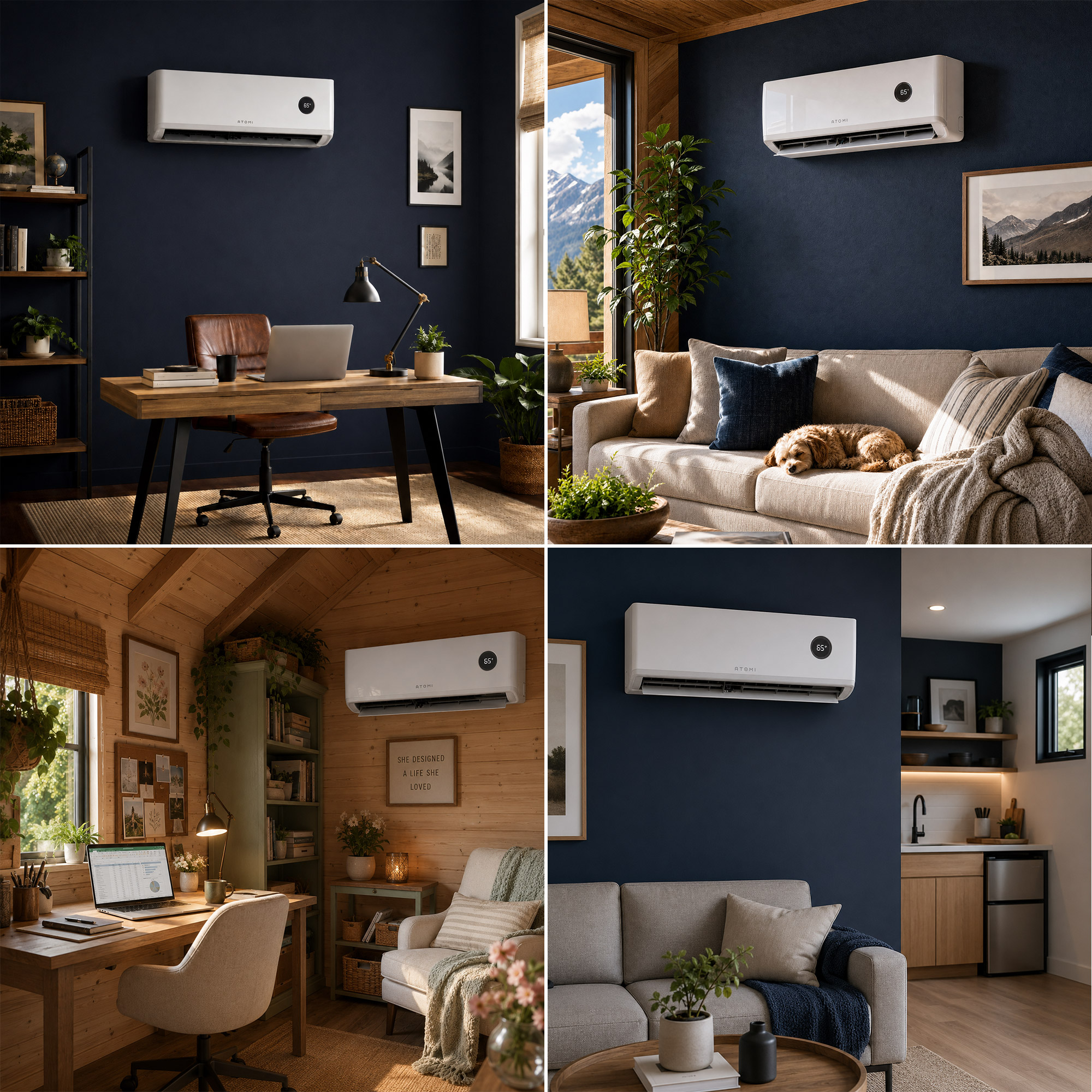 Atomi Smart Tempestas Mini-Split Air Conditioner and Heat Pump - Thumbnail 2