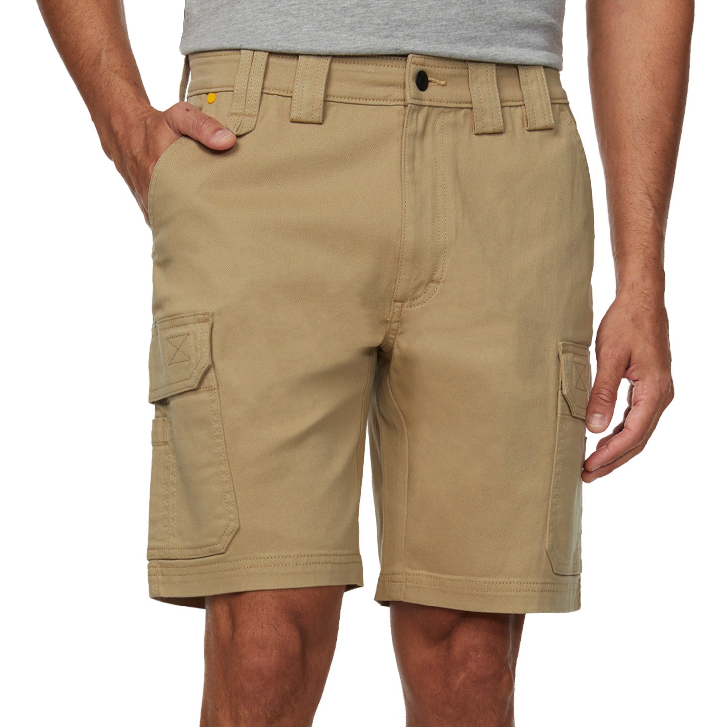CAT Men’s Cargo Short Relaxed Fit Stretch 10 in Inseam