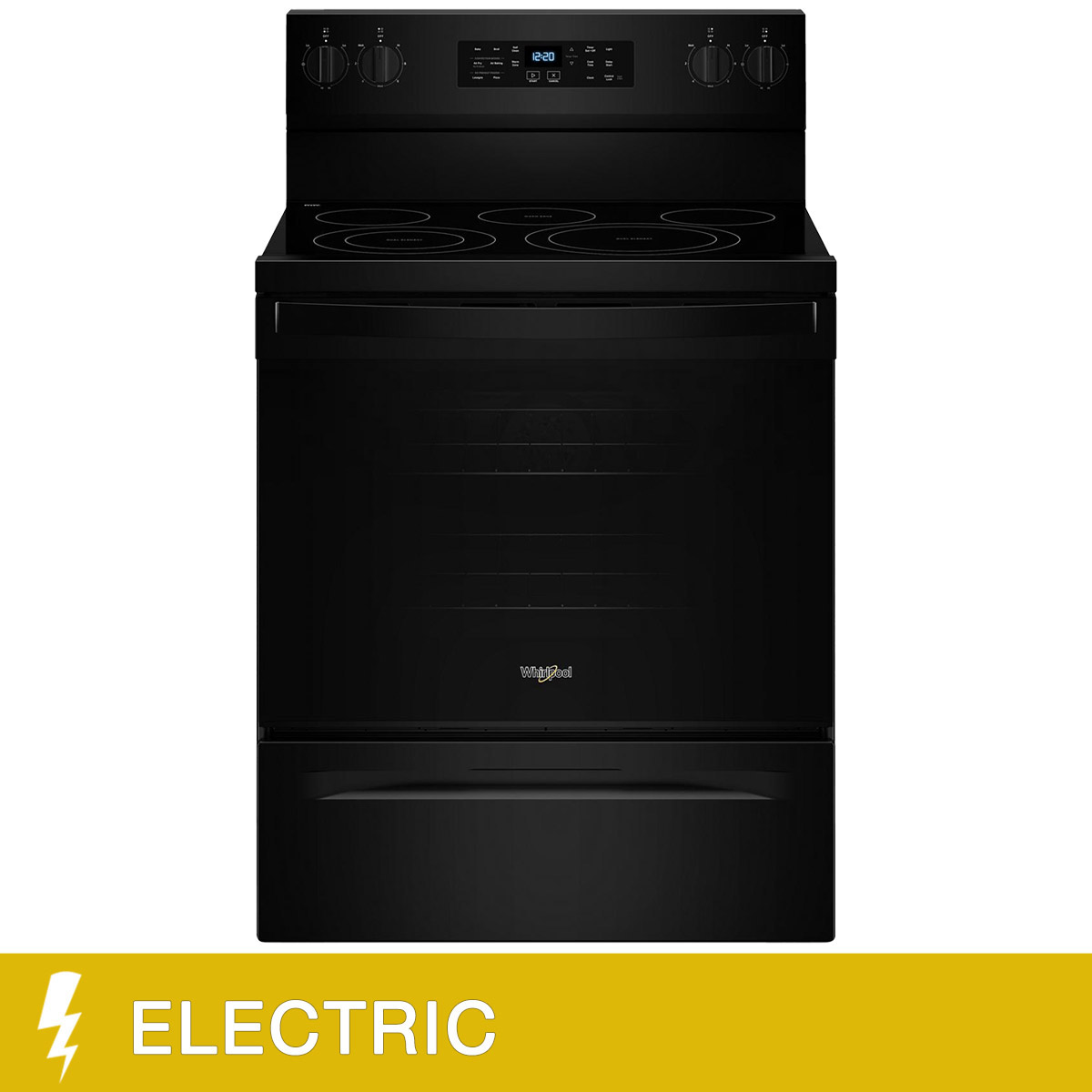 Whirlpool 30 in. 5.3 cu ft. Electric 5 Element Range with Air Fry