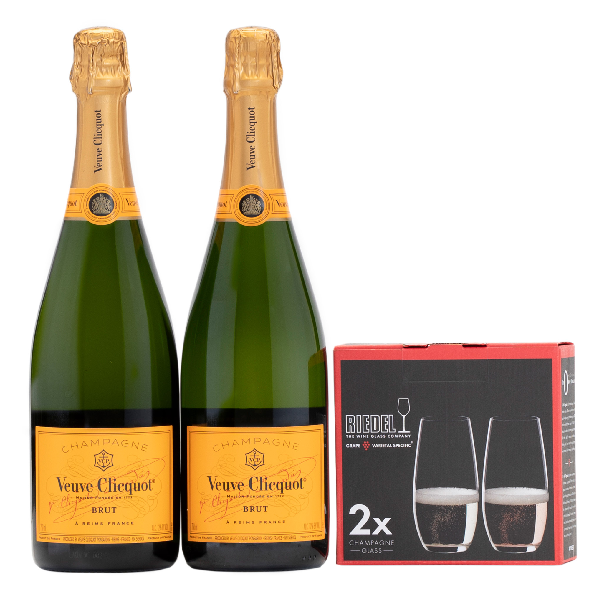 Veuve Clicquot Champagne with Riedel Glasses Gift Set CA ONLY | Costco