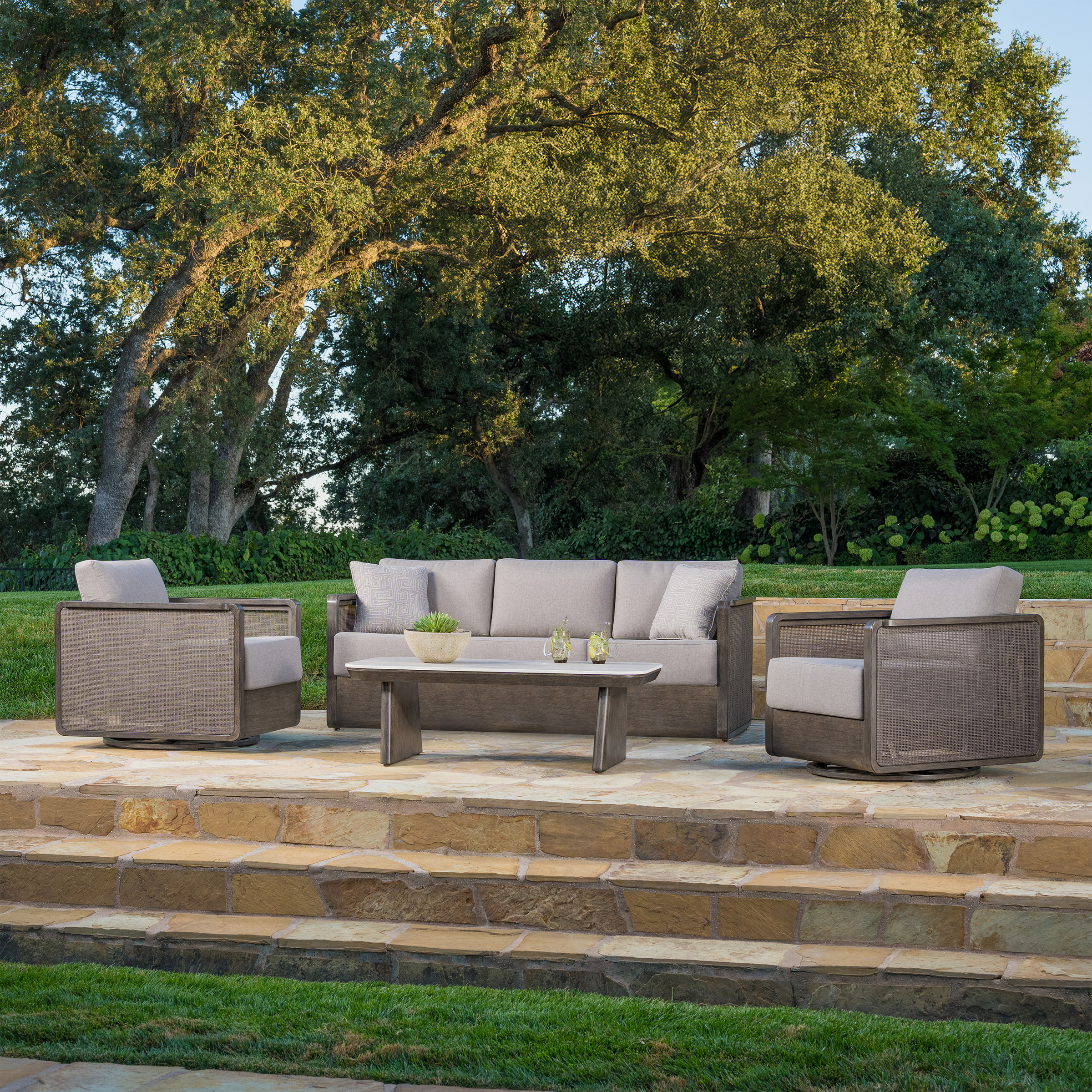 SunVilla Camille 4-piece Outdoor Patio Seating Set | Costco
