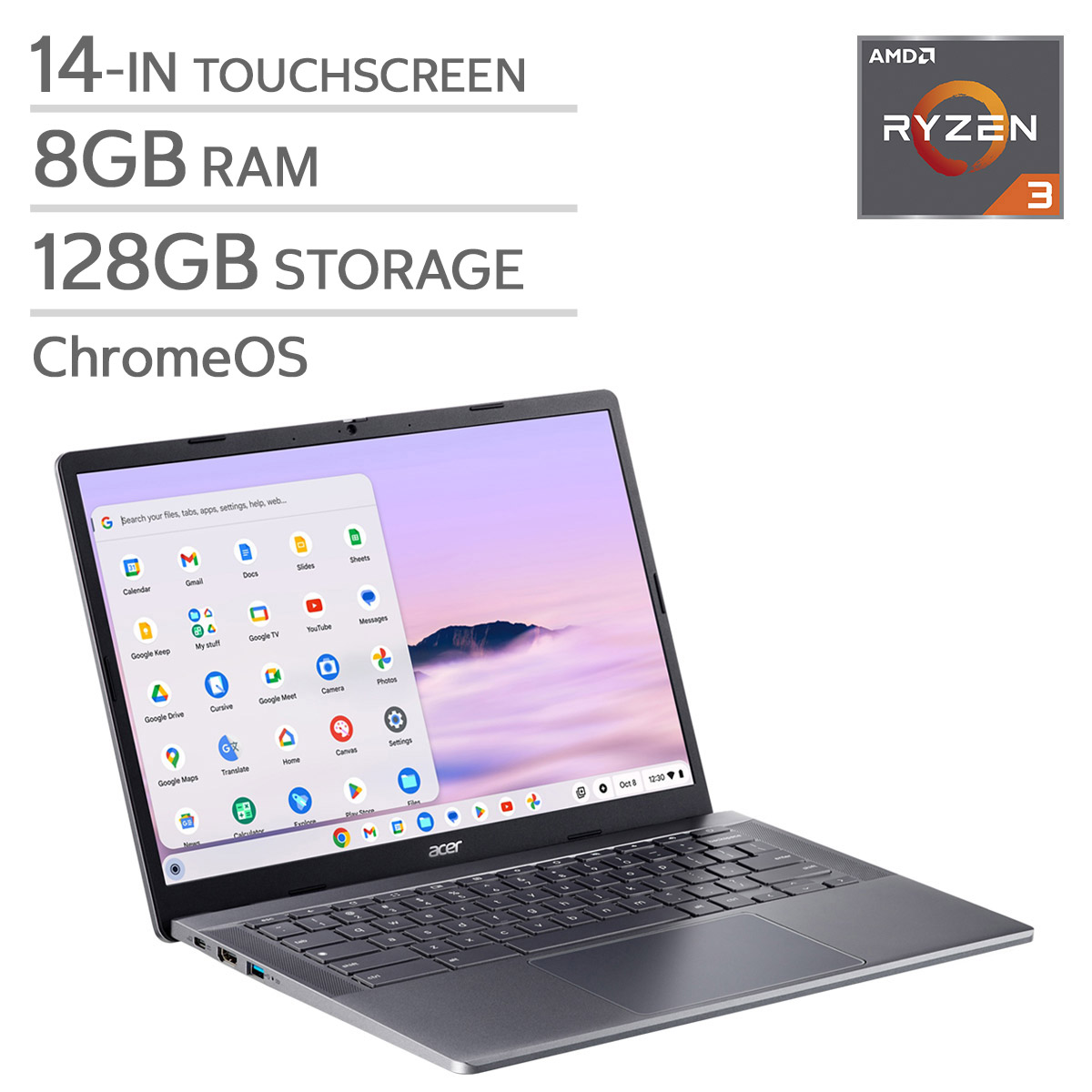 Chromebook本体 Acer Chromebook Plus 514 CB514-4HT-N38Q Acer Chromebook Plus 514 CB514-3HT-R8RB, AMD Ryzen 3 7320C | Costco