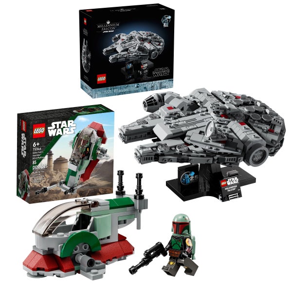 LEGO Star Wars Millennium Falcon and Boba Fett's Starship LEGO Star Wars Millennium Falcon and Boba Fett's Starship