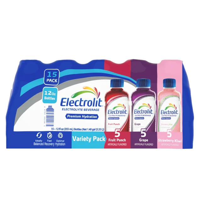 ELECTROLIT HYDRATION VARIETY PACK 15/12OZ