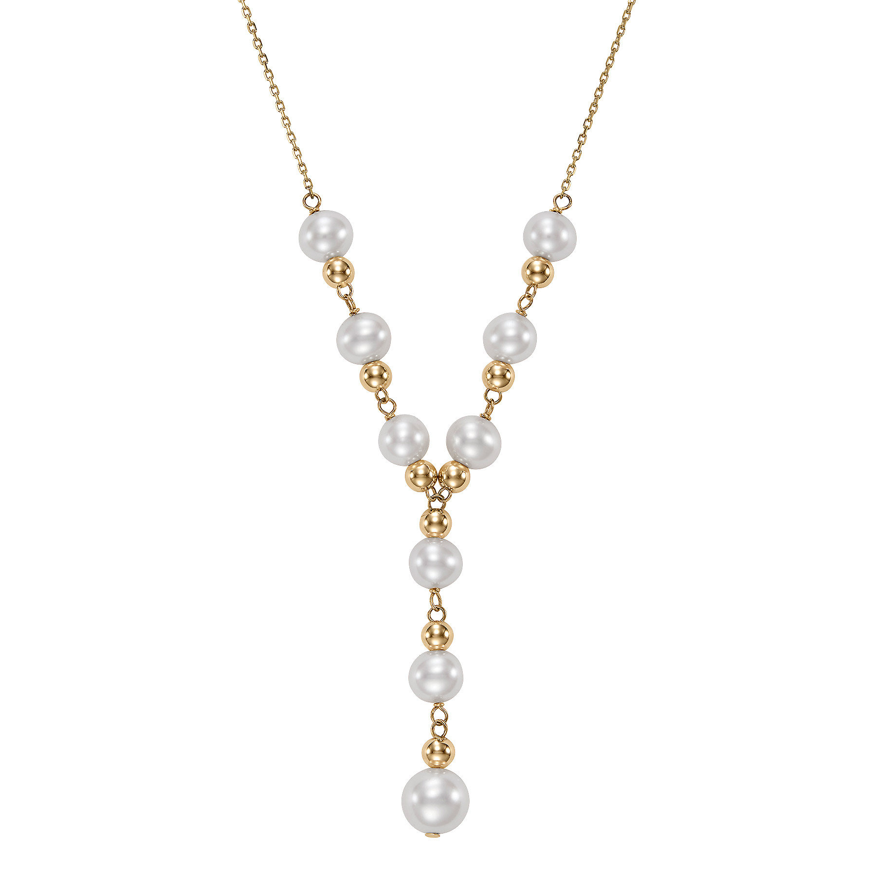 6 – 8 mm Cultured Freshwater Pearl Necklace