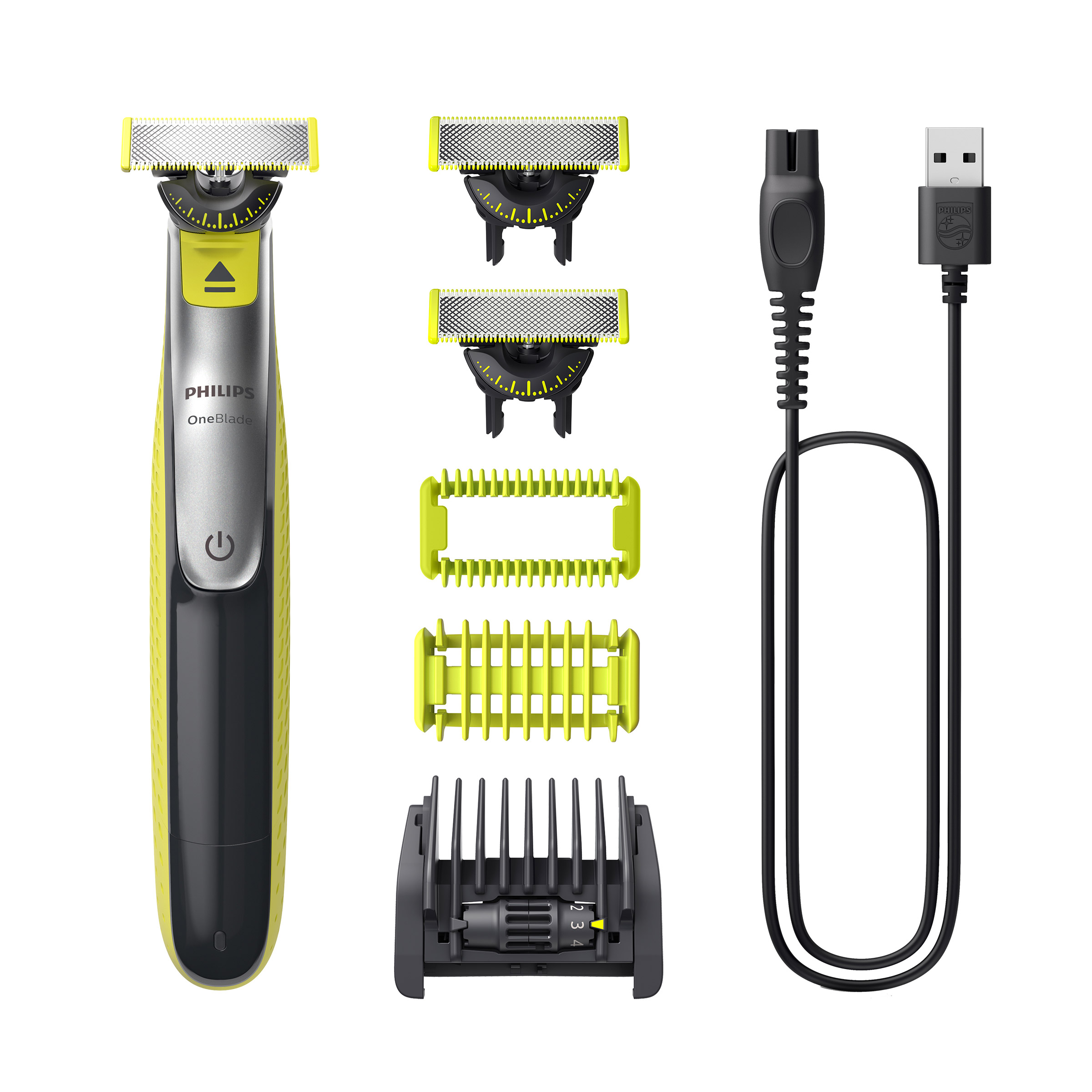 Philips OneBlade 360 Face & Body Trimmer with Two Additional 360 Blades