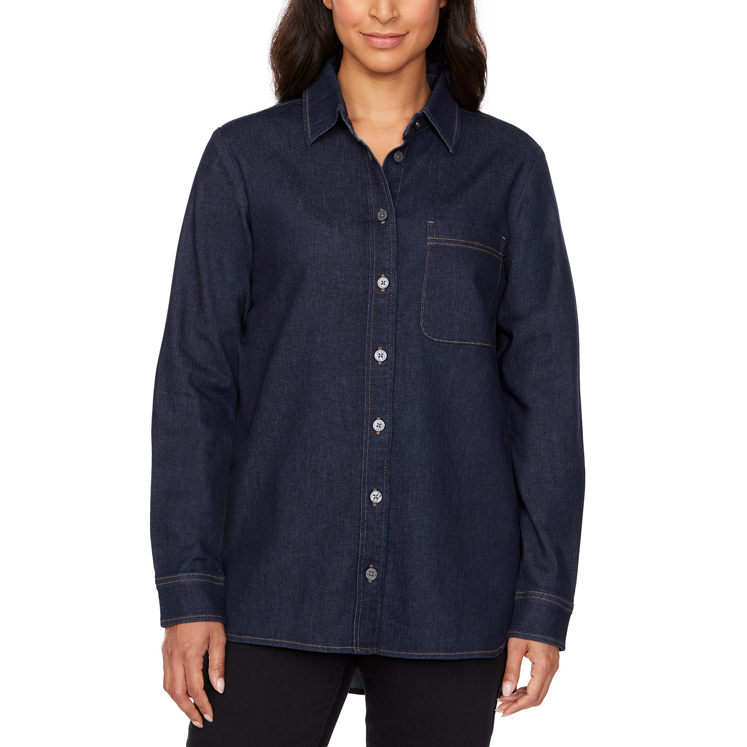 その他 TEN BUFFALO SHIRT JKT BLUE XL Buffalo Women's Stretch Denim Shirt | Costco