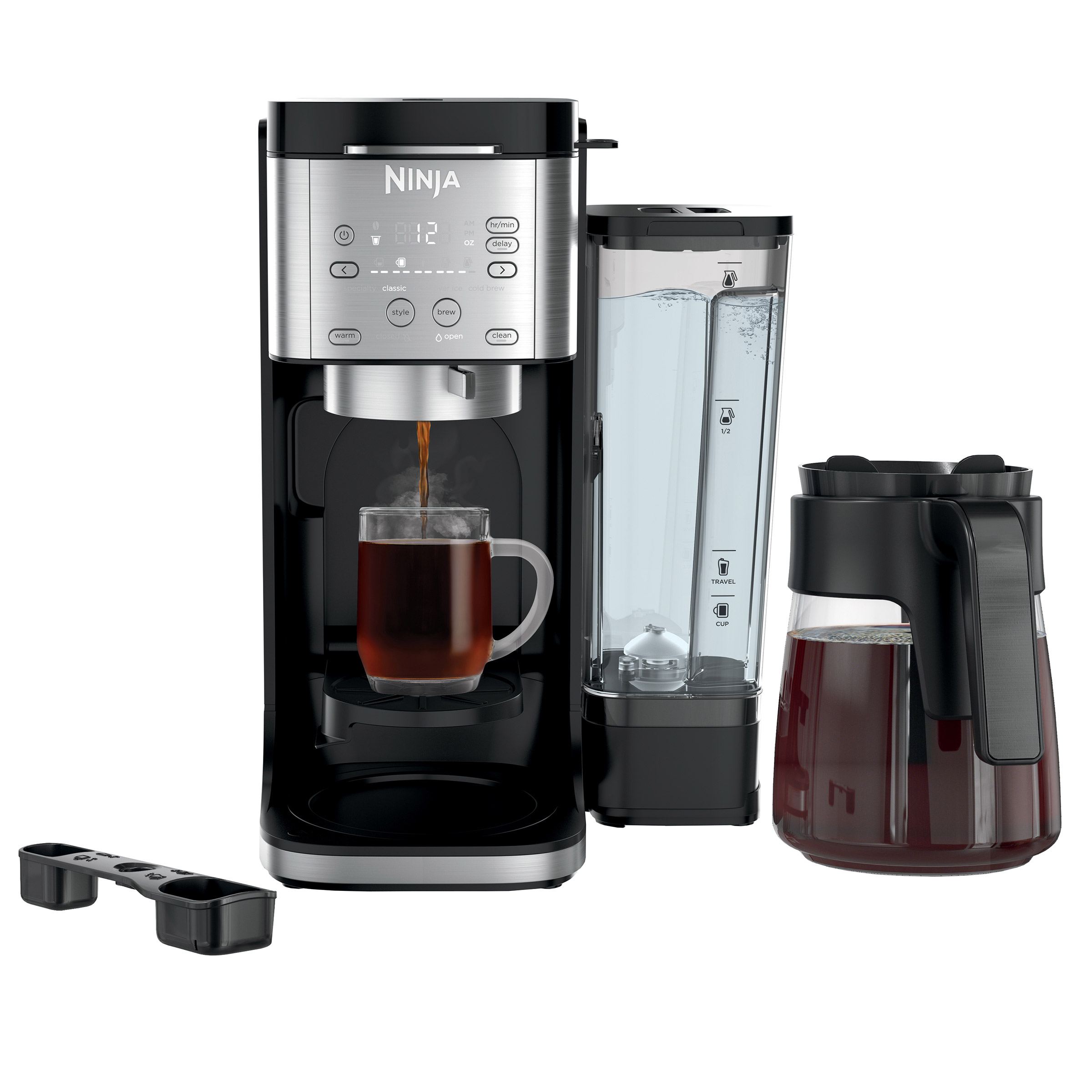 Ninja DualBrew Grounds & K-Cup Pods Hot and Iced 14-Cup Coffee Maker with Rapid Cold Brew
