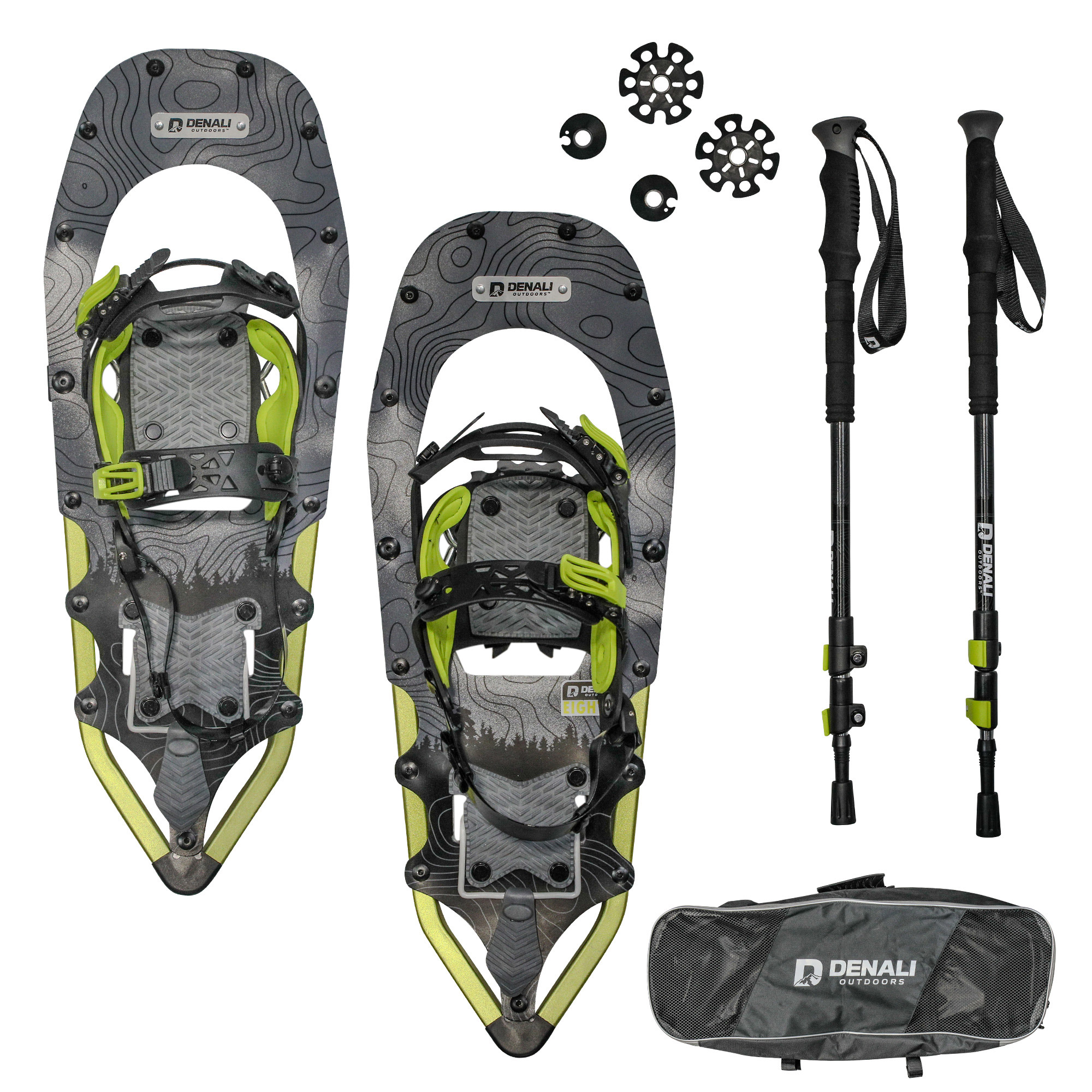 Denali Outdoors Hitchhiker Snowshoe Kit
