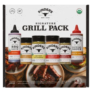 Kinder's Organic Signature Grill Variety Pack, 54.4 oz