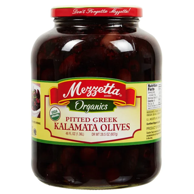Mezzetta Organics Kalamata Olives, 46 oz