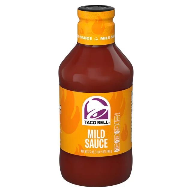 TACO BELL MILD SAUCE 25 OUNCES