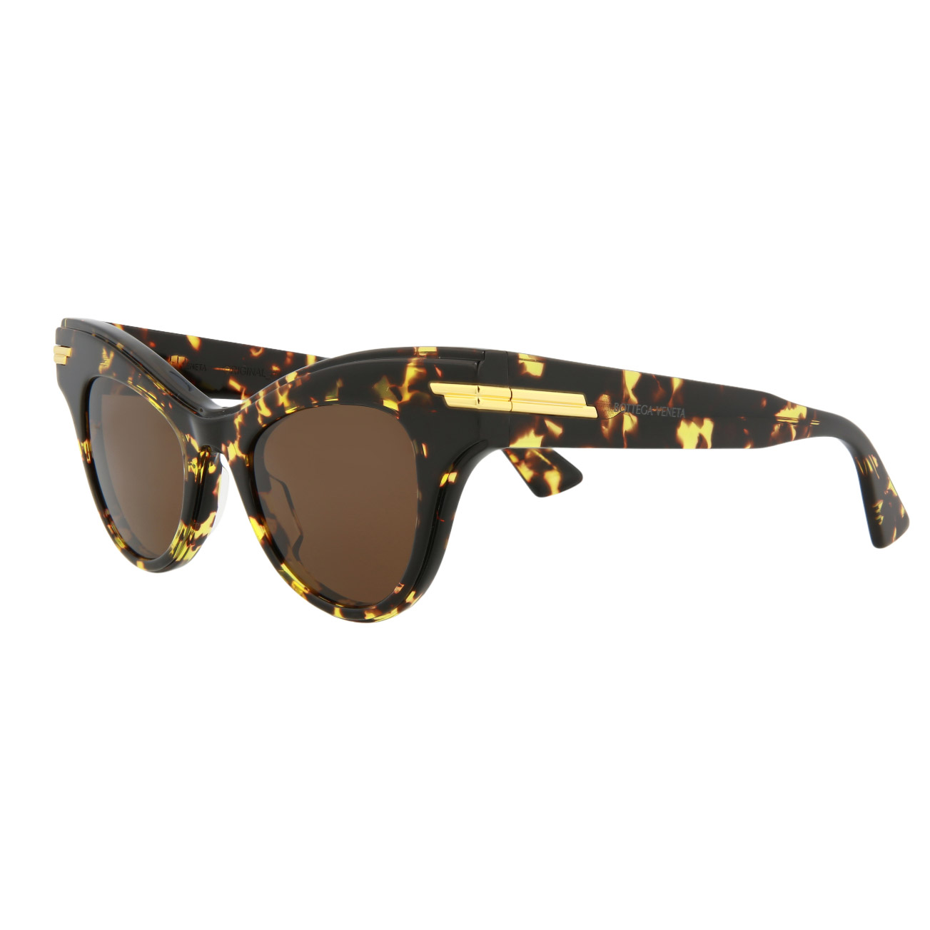 Bottega Veneta BV1004S Havana Brown with Brown Sunglasses  display picture 1