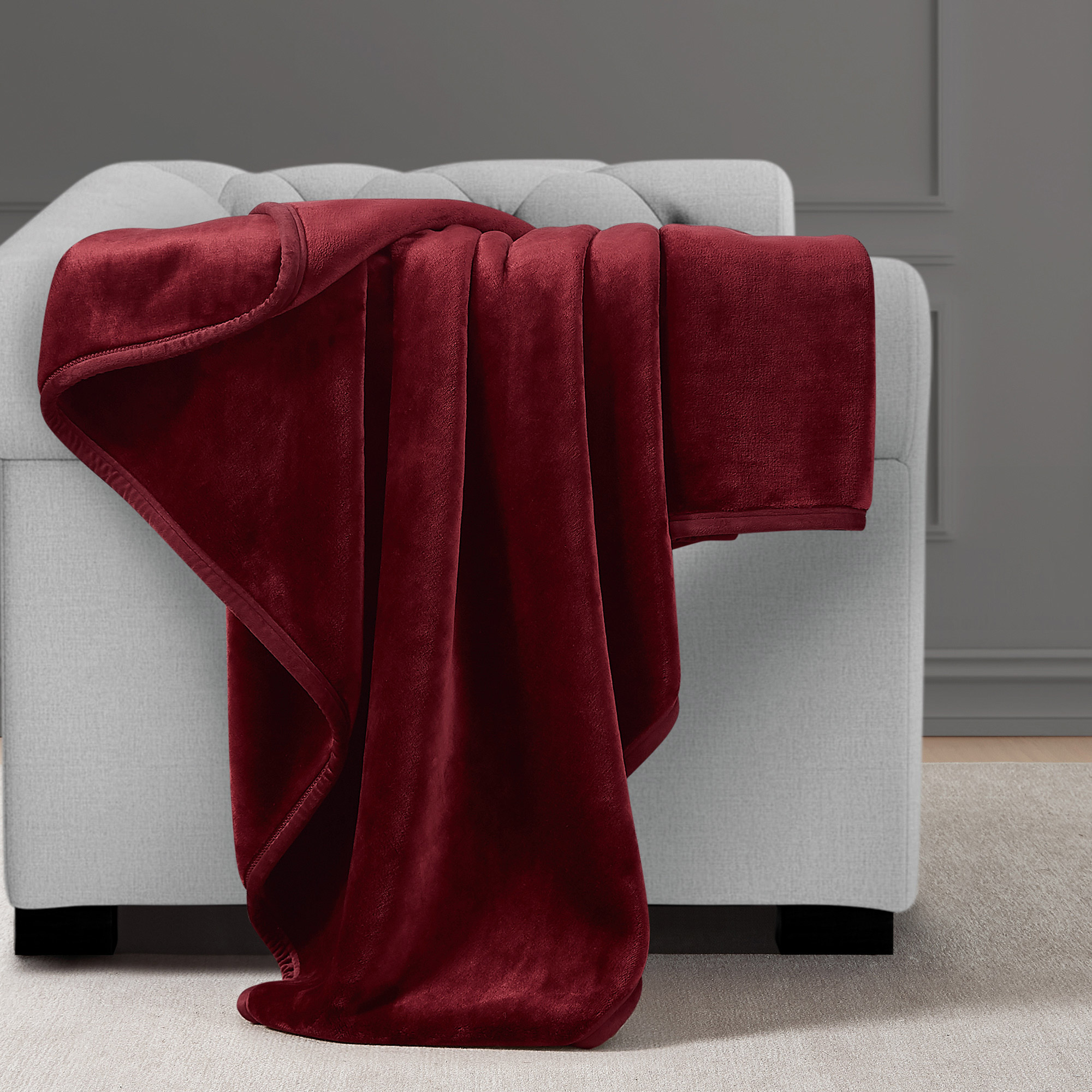 Royal Velvet Plush Throw