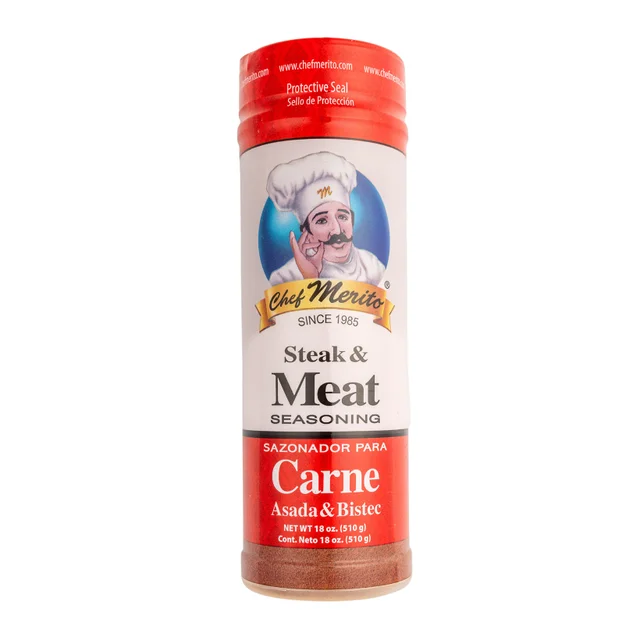 CHEF MERITO MEAT SEASONING 18 OZ