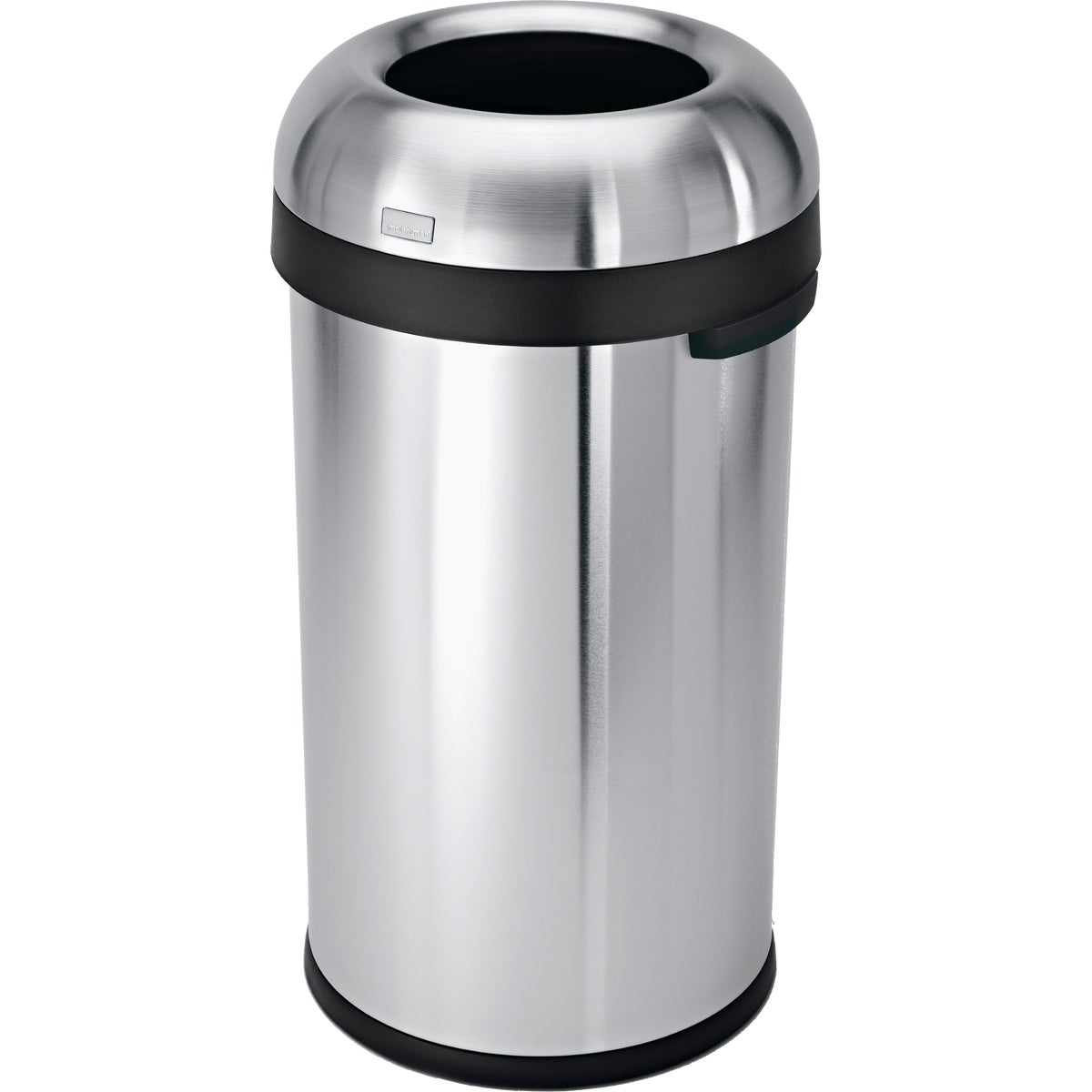 Simplehuman Bullet Open Top Trash Can, 60 Liter, Stainless Simplehuman Bullet Open Top Trash Can, 60 Liter, Stainless