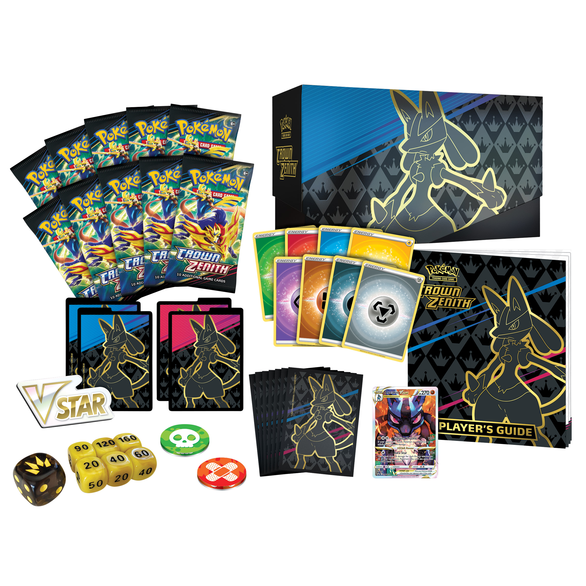 CROWN ZENITHシュリンク付　エリートトトレーナーボックス Pokémon Elite Trainer Box: Crown Zenith + Koraidon ex Tin +