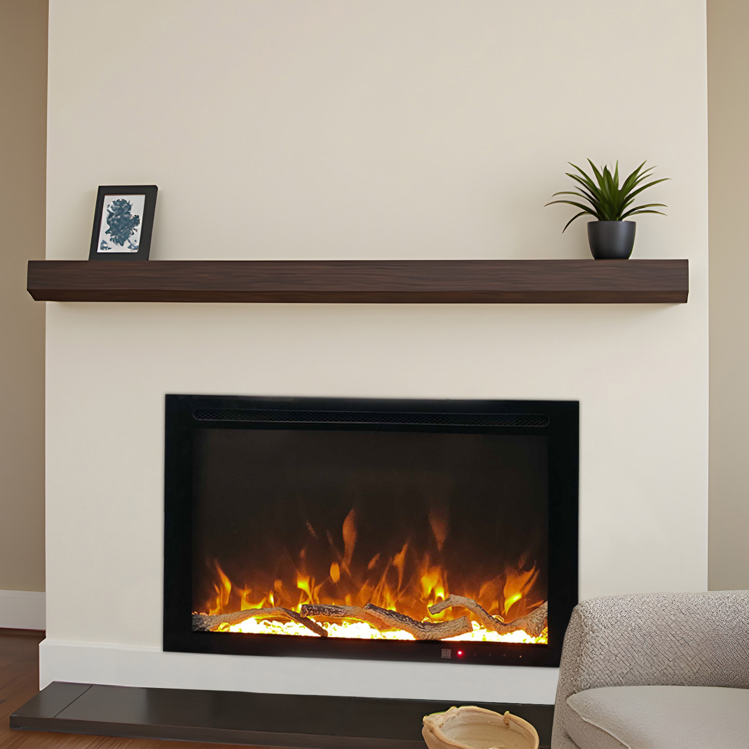 ActiveFlame DuoMount 71.2 cm (28 in.) Electric Fireplace