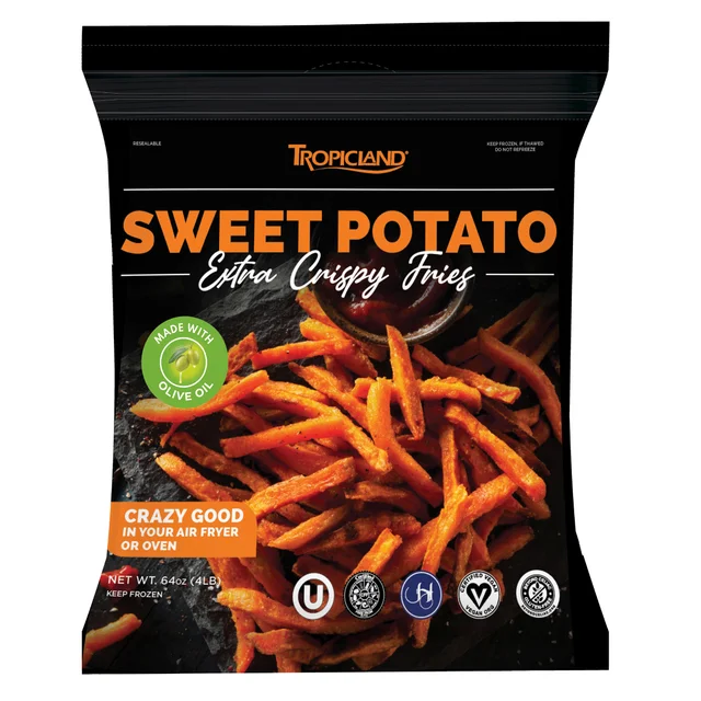 TROPICLAND SWEET POTATO FRIES W/ OLIVE OIL 4LBS