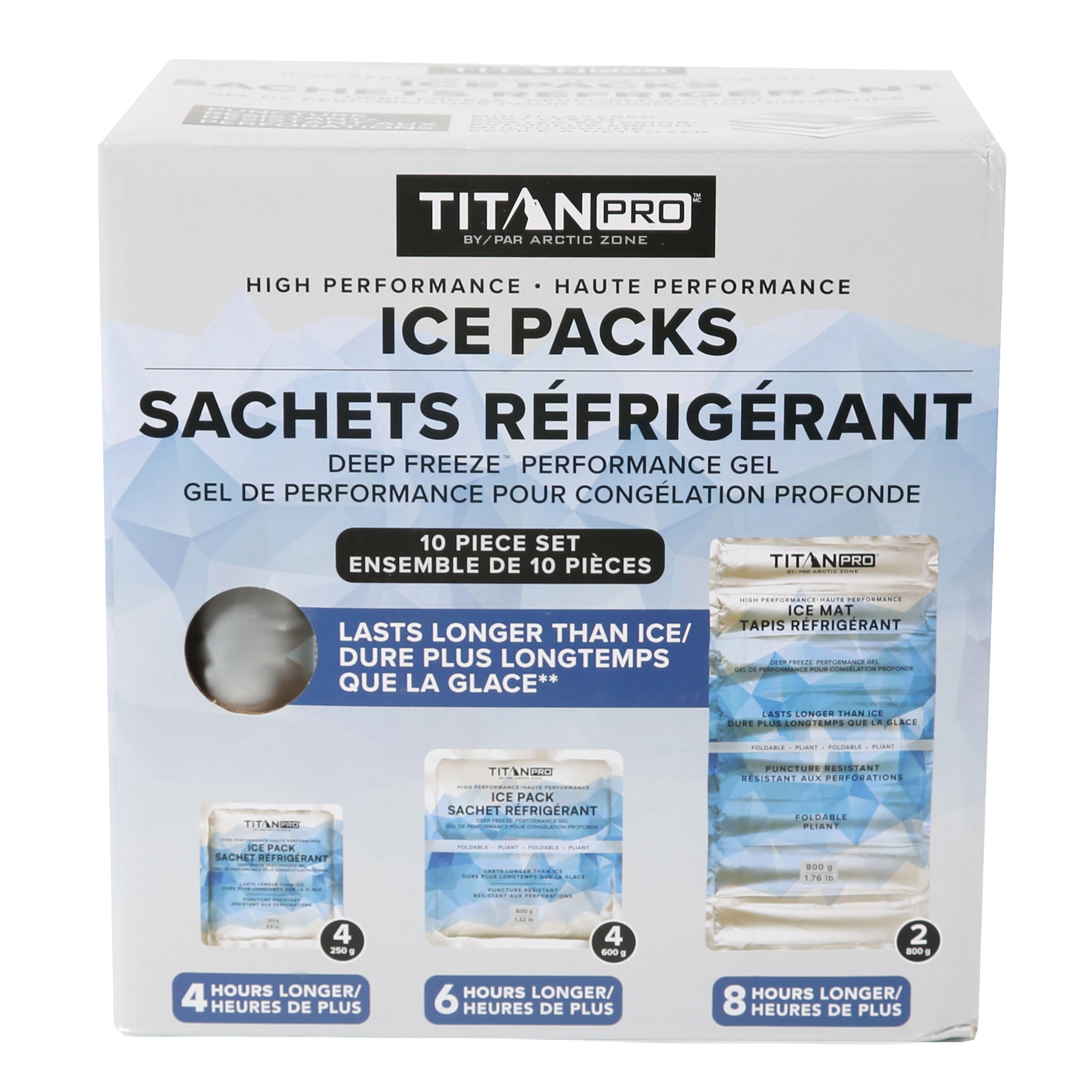 Titan Pro - Arctic Zone - High Performance Ice Packs with Deep