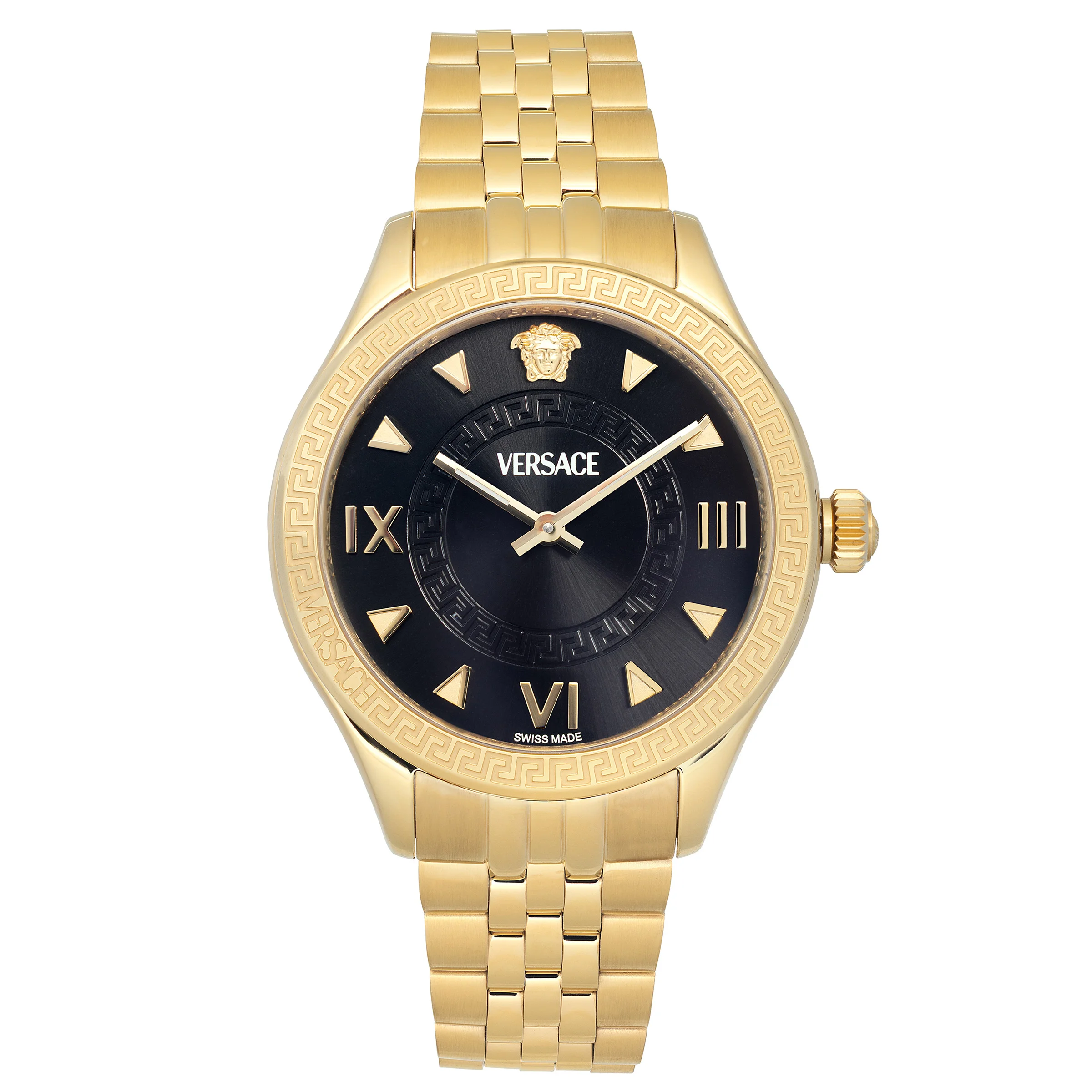 ジャンク品 VERSACE レディース 腕時計 Versace Hellenyium Lady Black Dial Women's Watch | Costco