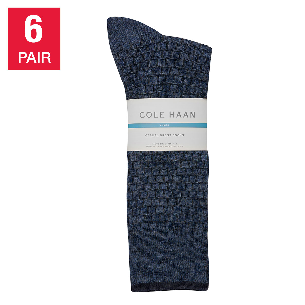 Cole Haan Men's Dress Sock, 6-pair