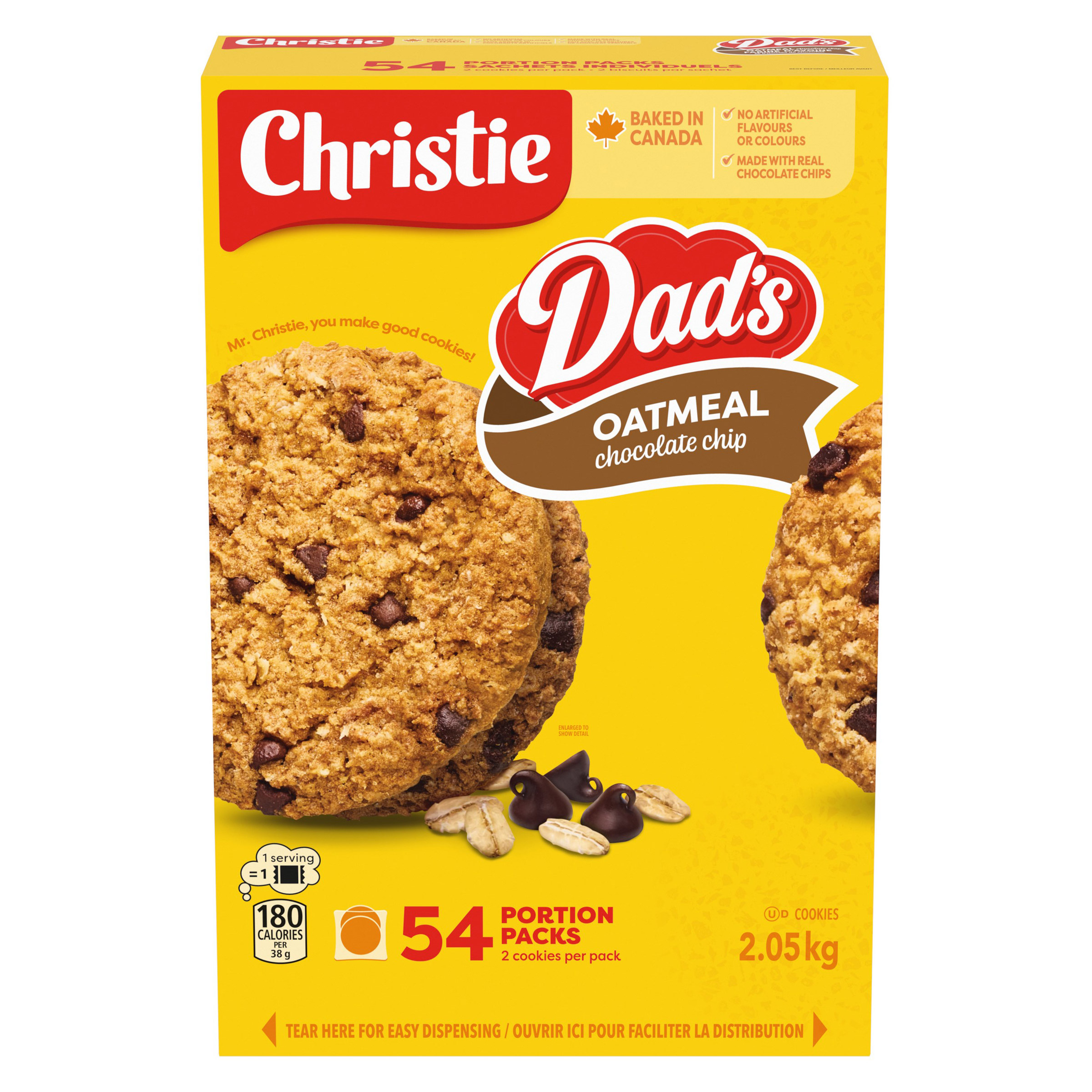 Dad's Oatmeal Chocolate Chip Cookies, 54 × 38g
