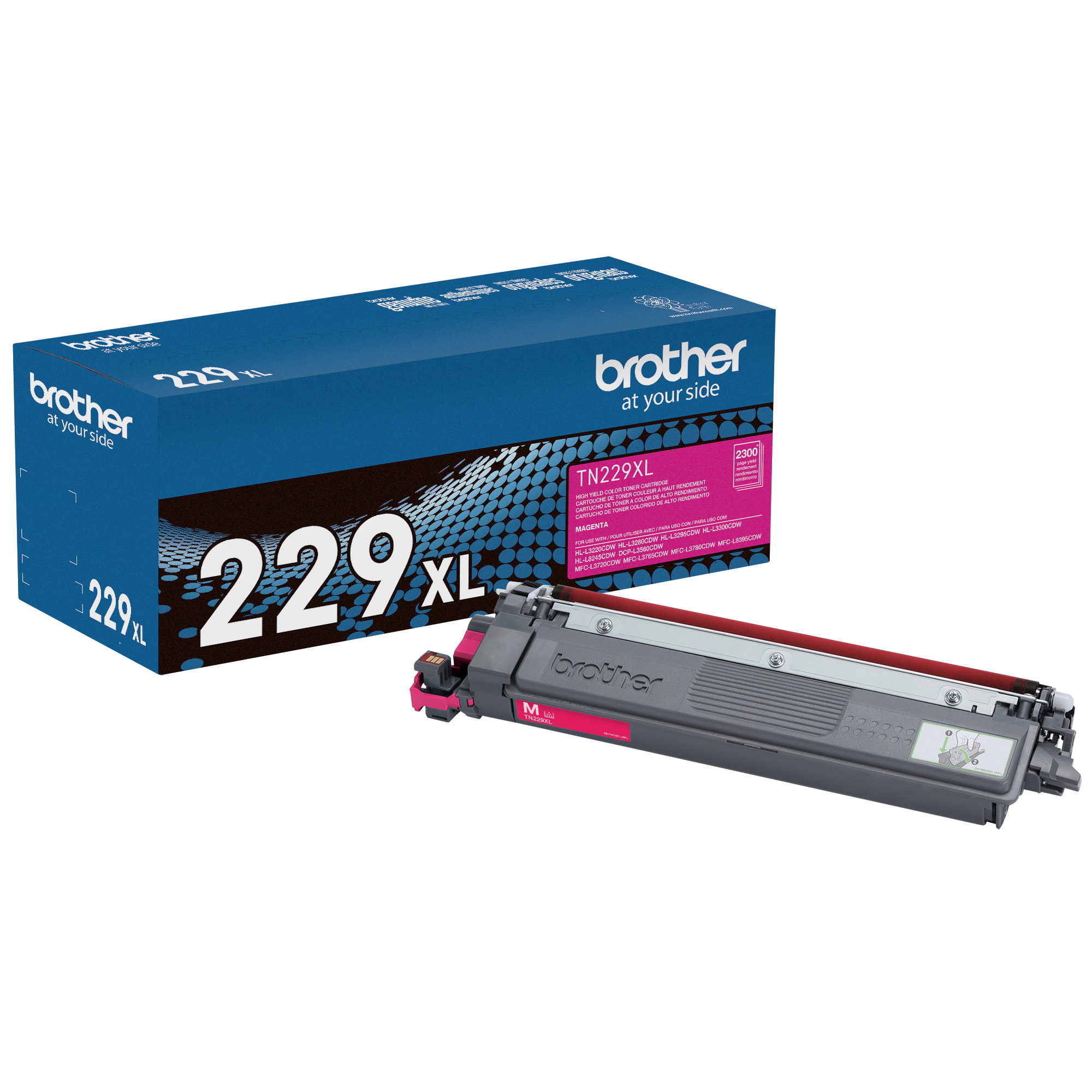 Brother Genuine High Yield Magenta Toner Cartridge