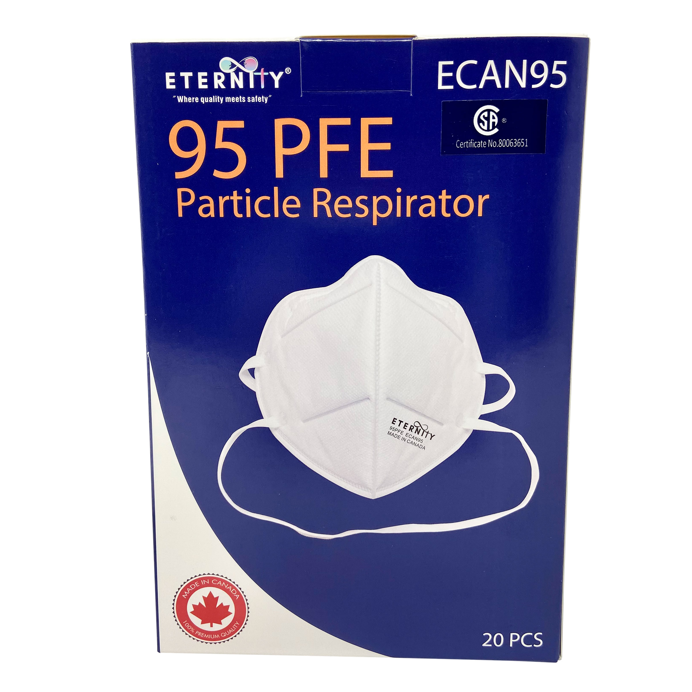 Eternity -  95PFE Particle Respirator N95 - 20 masks