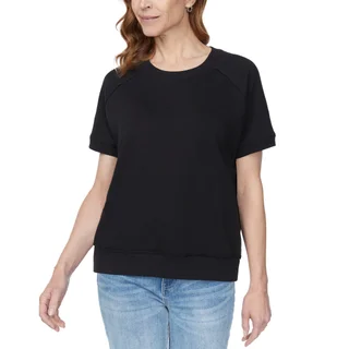 BUFFALO WOMEN'S SHORT SLEEVE FRENCH TERRY TOP