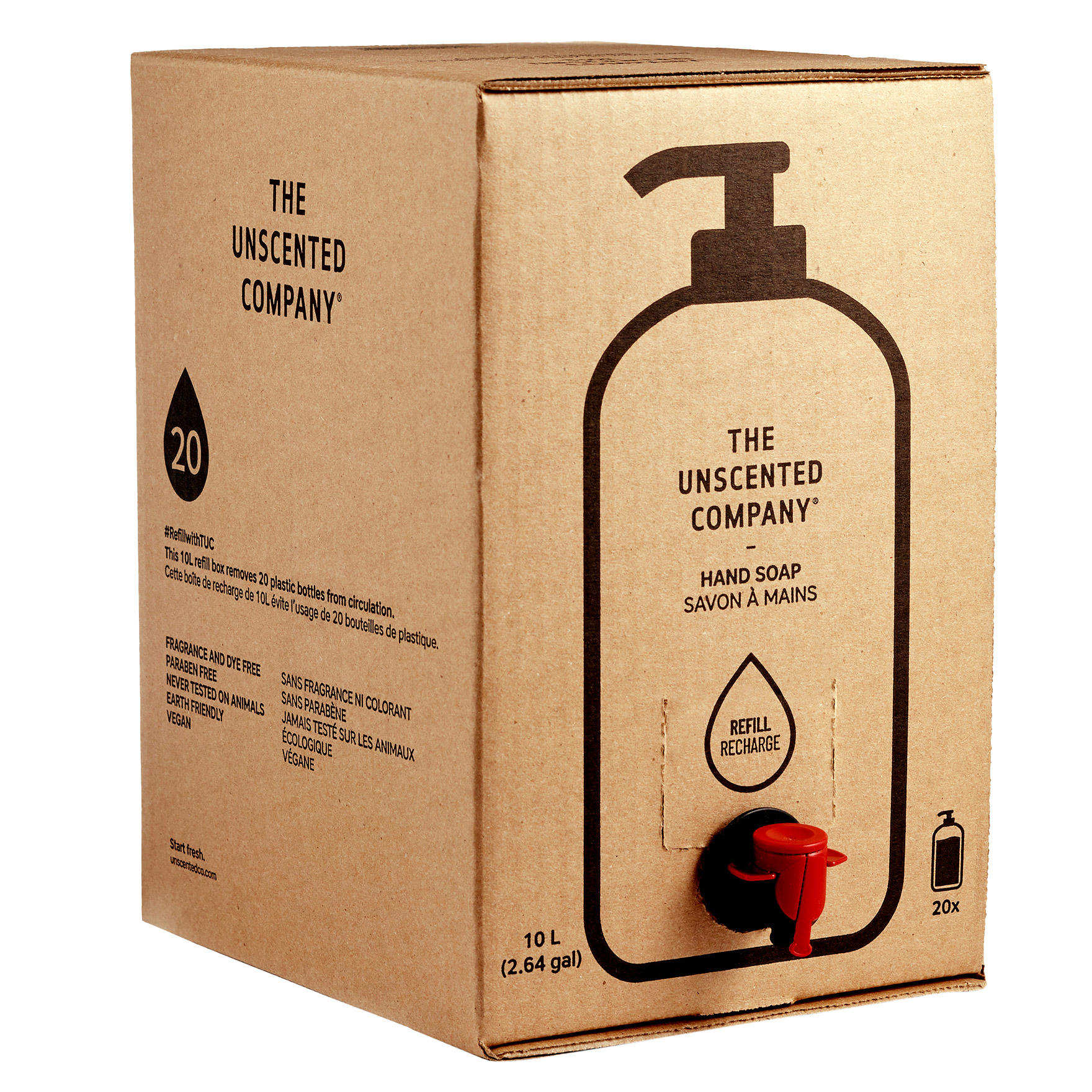 The Unscented Company Hand Soap Refill, 10 L