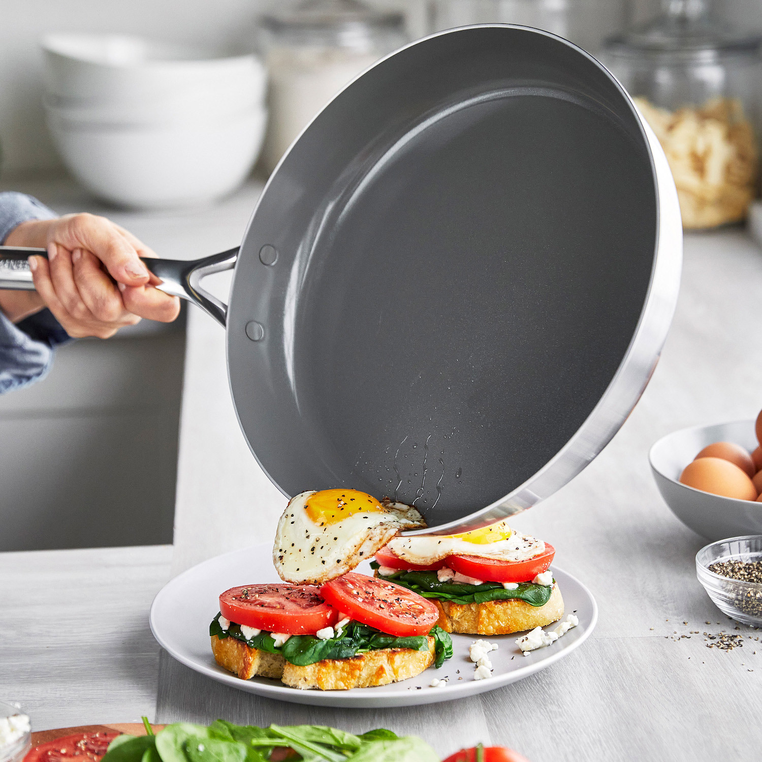 GreenPan GP5 5-ply Cookware set, 10-piece | Costco