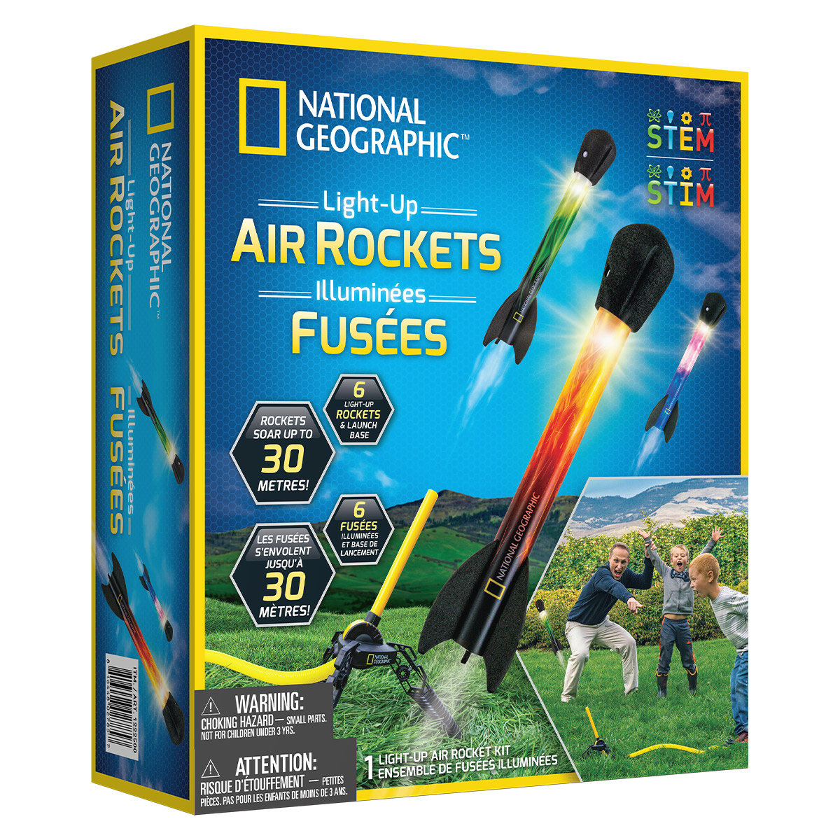 National Geographic Light-up Air Rockets, 2-pack | Costco