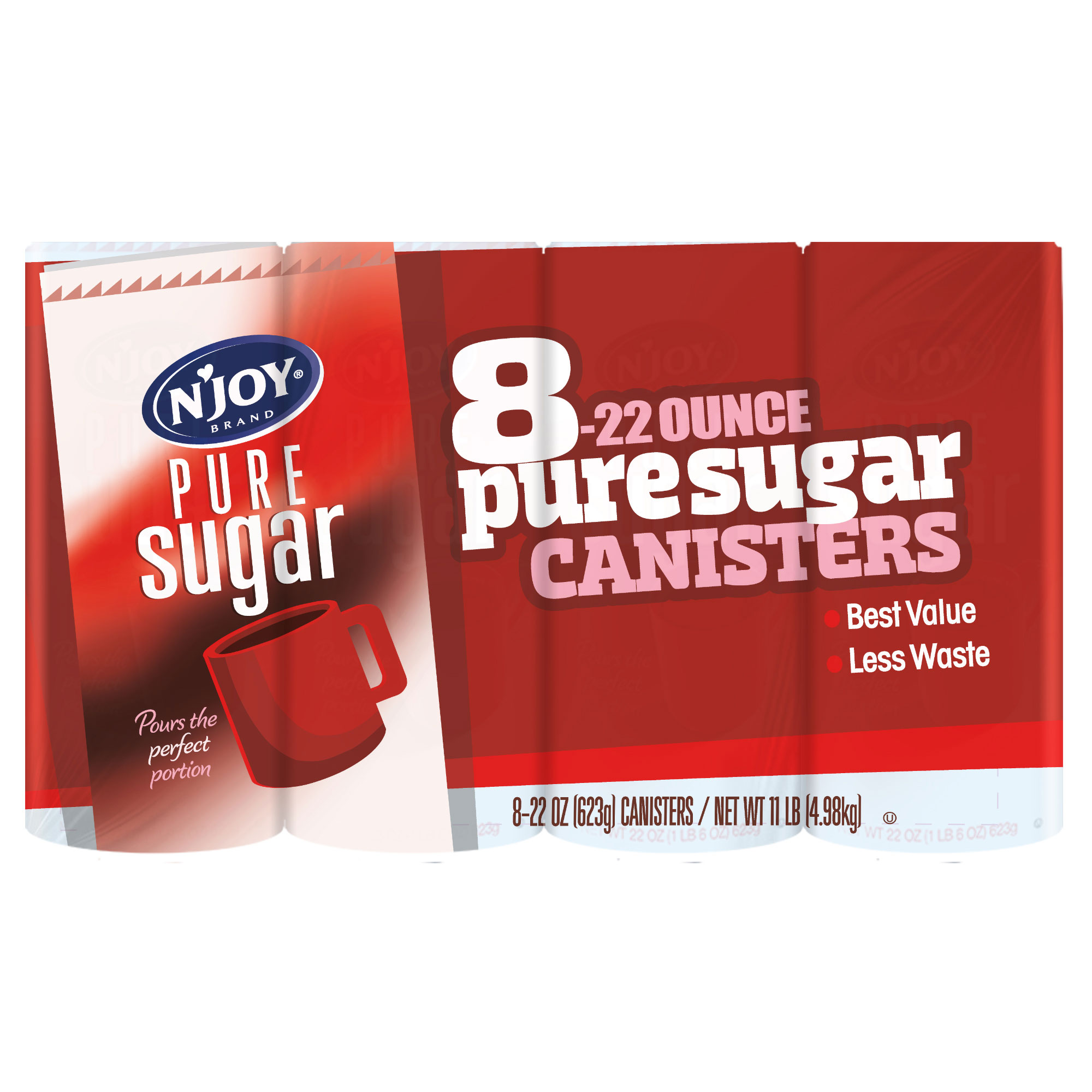N'Joy Pure Sugar  22 oz  8-count