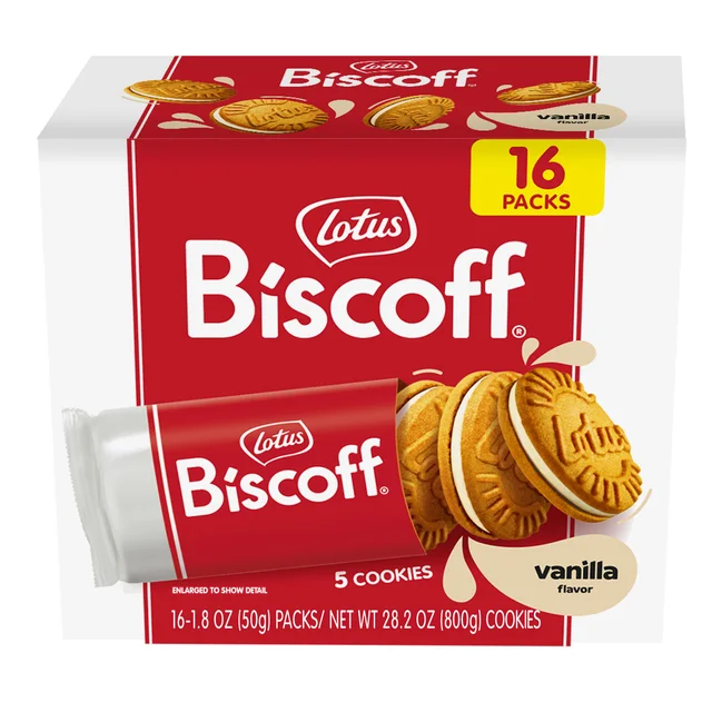 BISCOFF VANILLA SANDWICH 28.2OZ (1.76LBS)