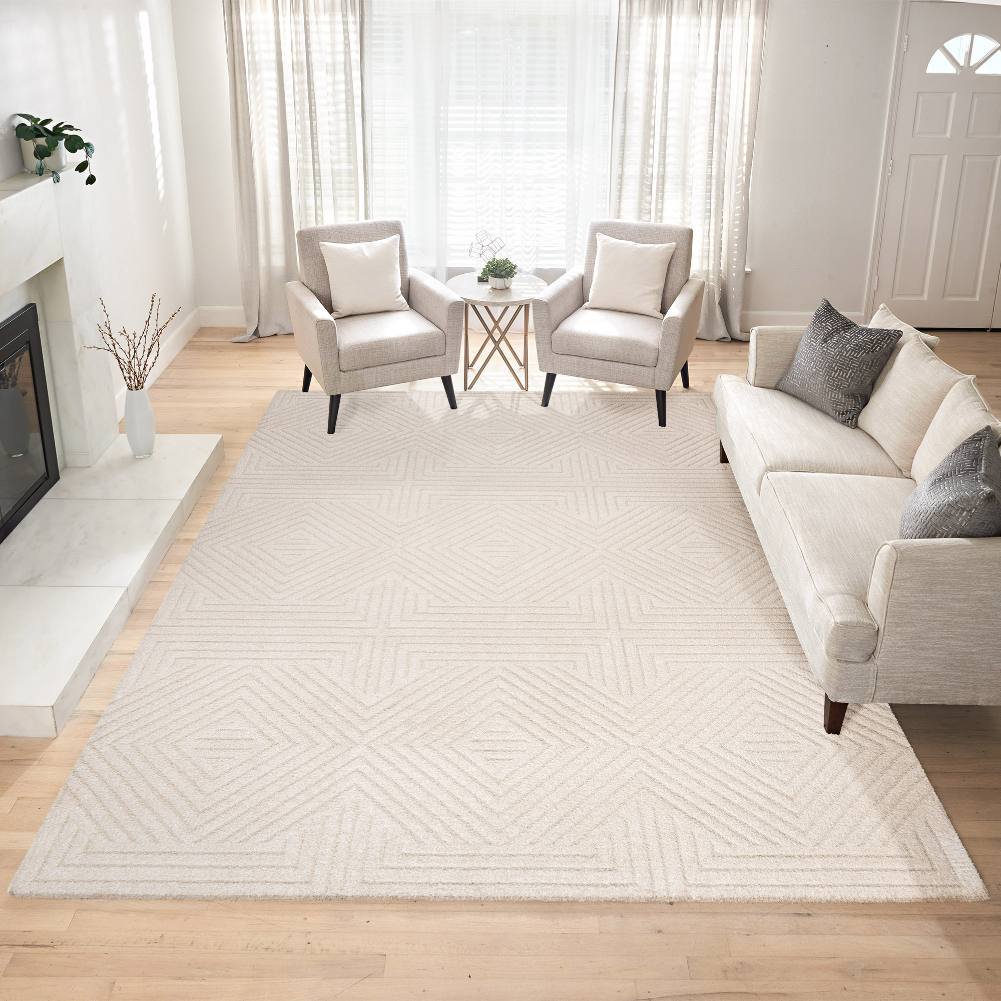 Gertmenian Plush Step Collection Avani Indoor Area Rug