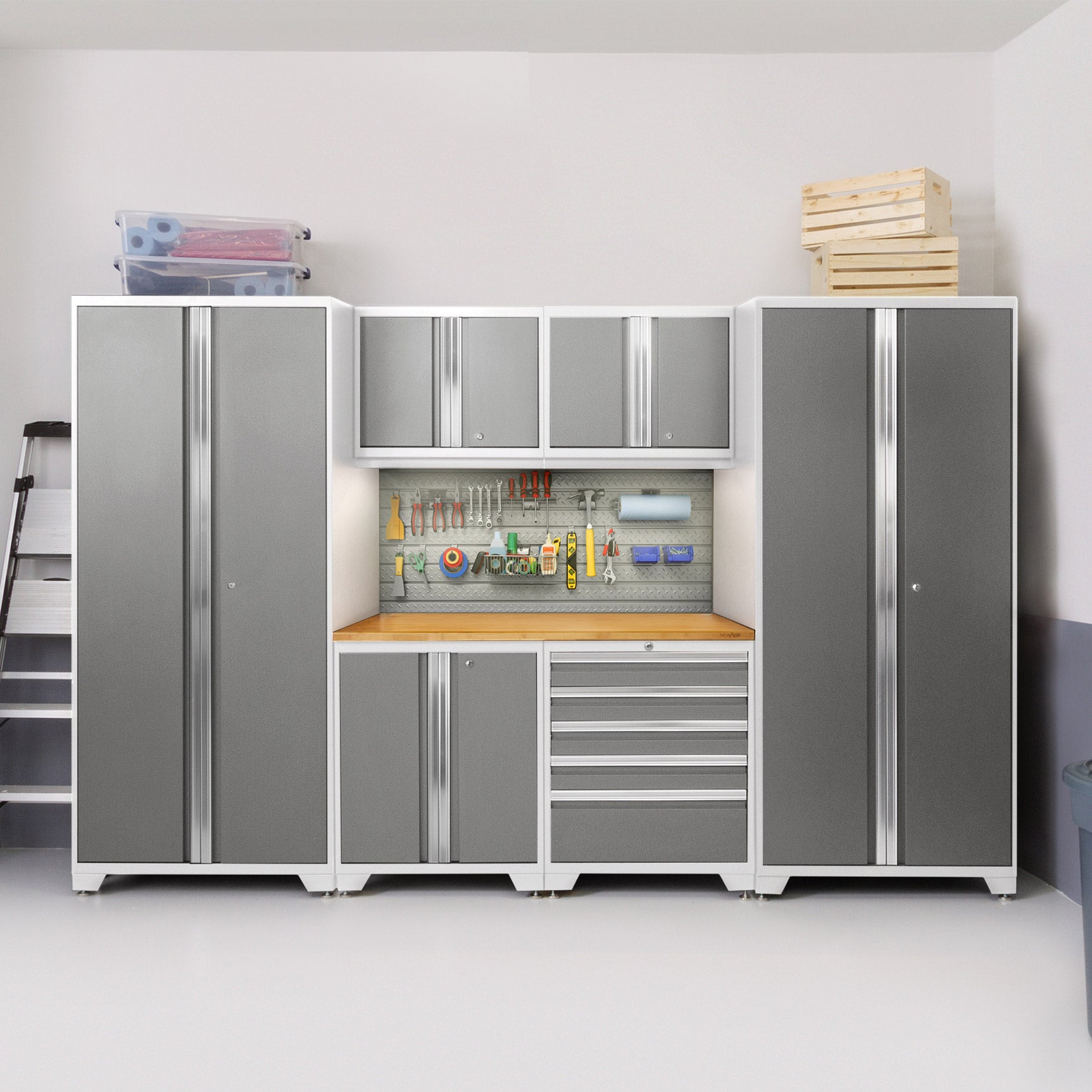 NewAge Products Pro 3.0 Series Storage Cabinet 7-piece Set | Costco, image size:1725x1725