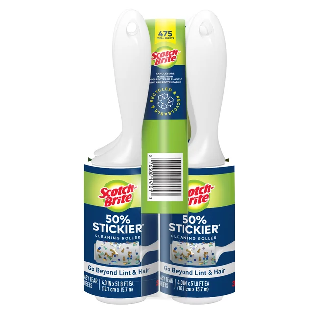 Scotch-Brite Lint Roller, 95-count, 5-pack