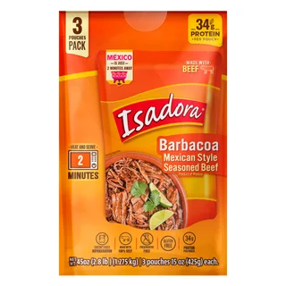 ISADORA BEEF BARBACOA 3/15OZ